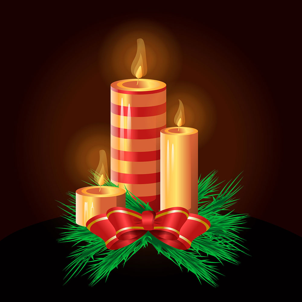 Christmas Candle Holder