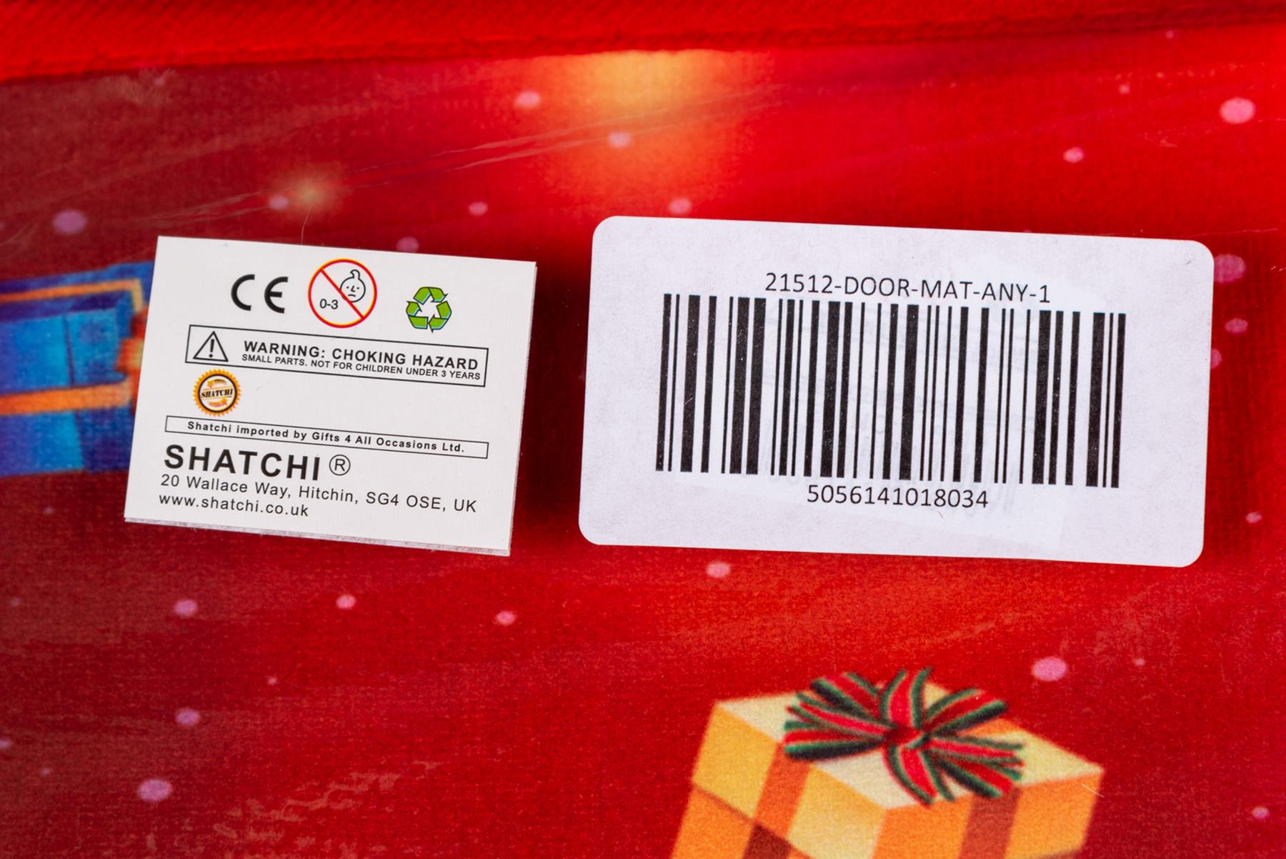 1 Pcs Christmas Door Mats Assorted Santa Xmas Floor Rugs Washable