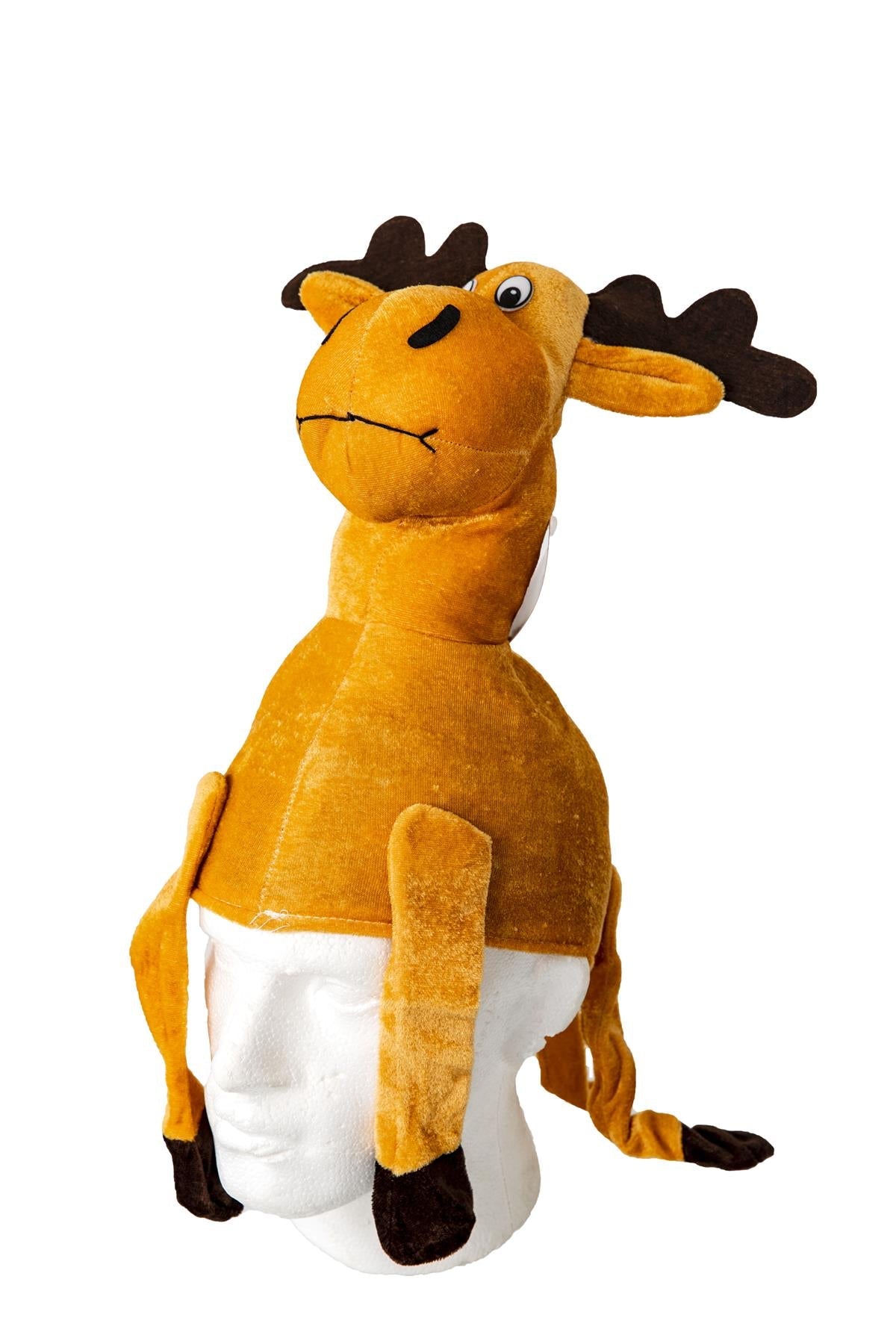 Christmas Reindeer Hat Cap Fancy Dress Party Costume  Xmas Eve Celebration Funny