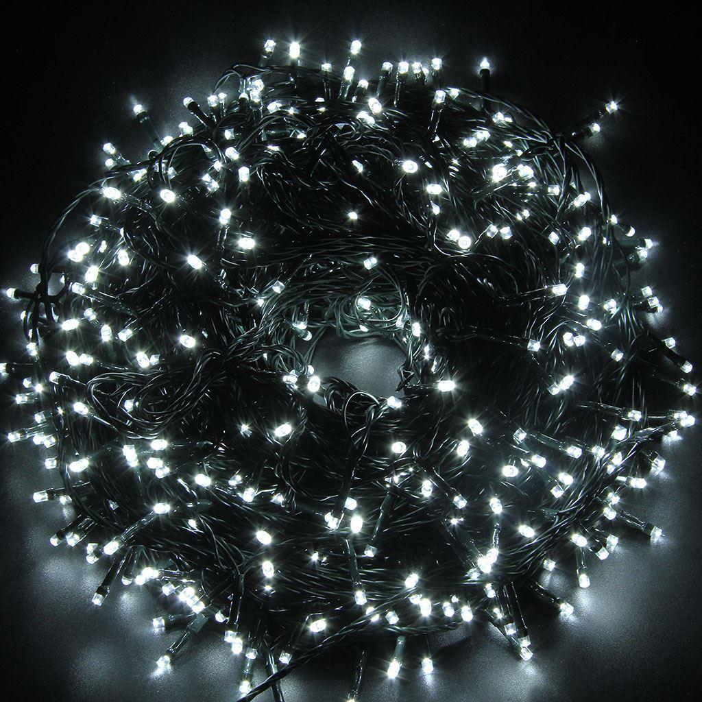 100 LED Fairy Lights Christmas Outdoor Main Plug-In Xmas Home Garden Tree Decor