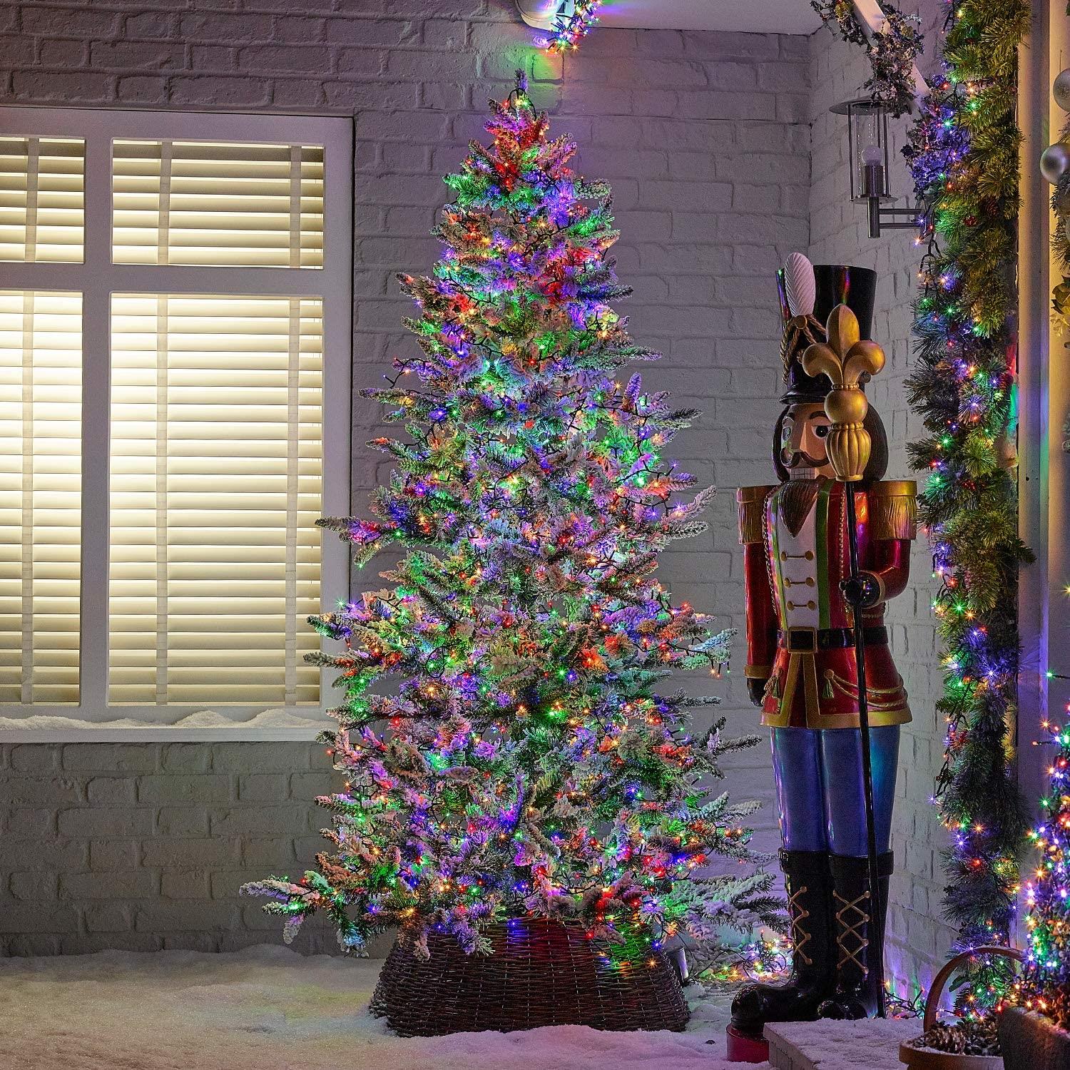 1000LED Compact Christmas Lights Mains String Multifunction Tree Home Xmas Decor