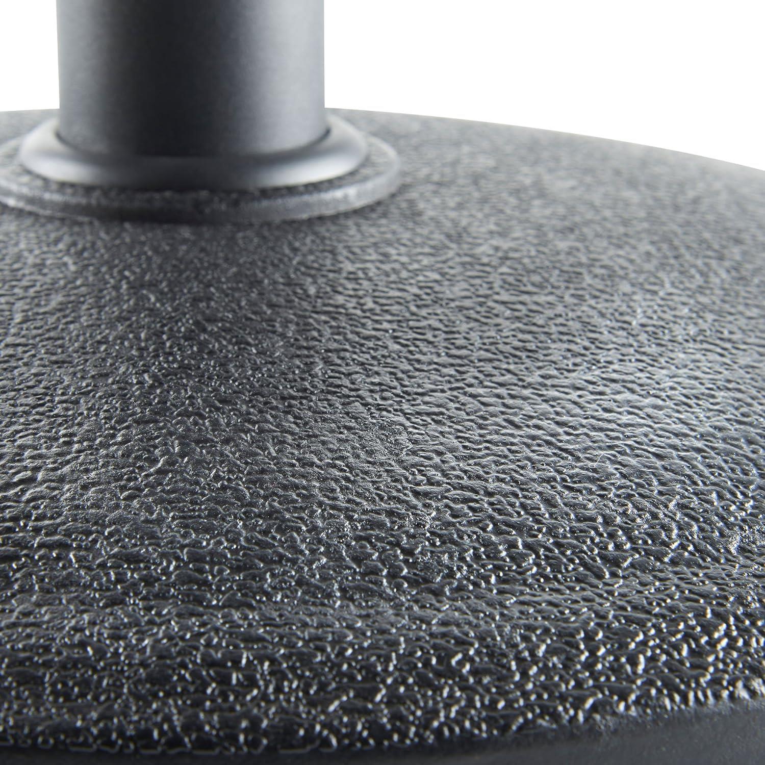 12Kg Black Round Concrete Parasol Base