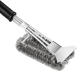 18inch Barbecue Cleaning Brush & Scraper for Grill Stainless Steel