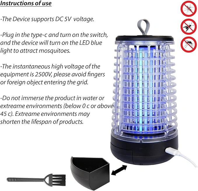 Mosquito Killer UV Lamp USB Powered 2.5W
