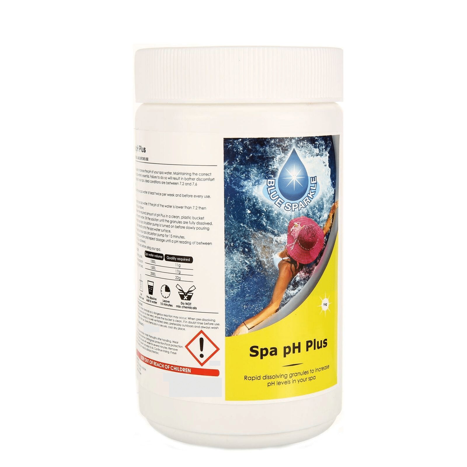 pH Plus 1 kg - Increase pH Level of your hot tub water