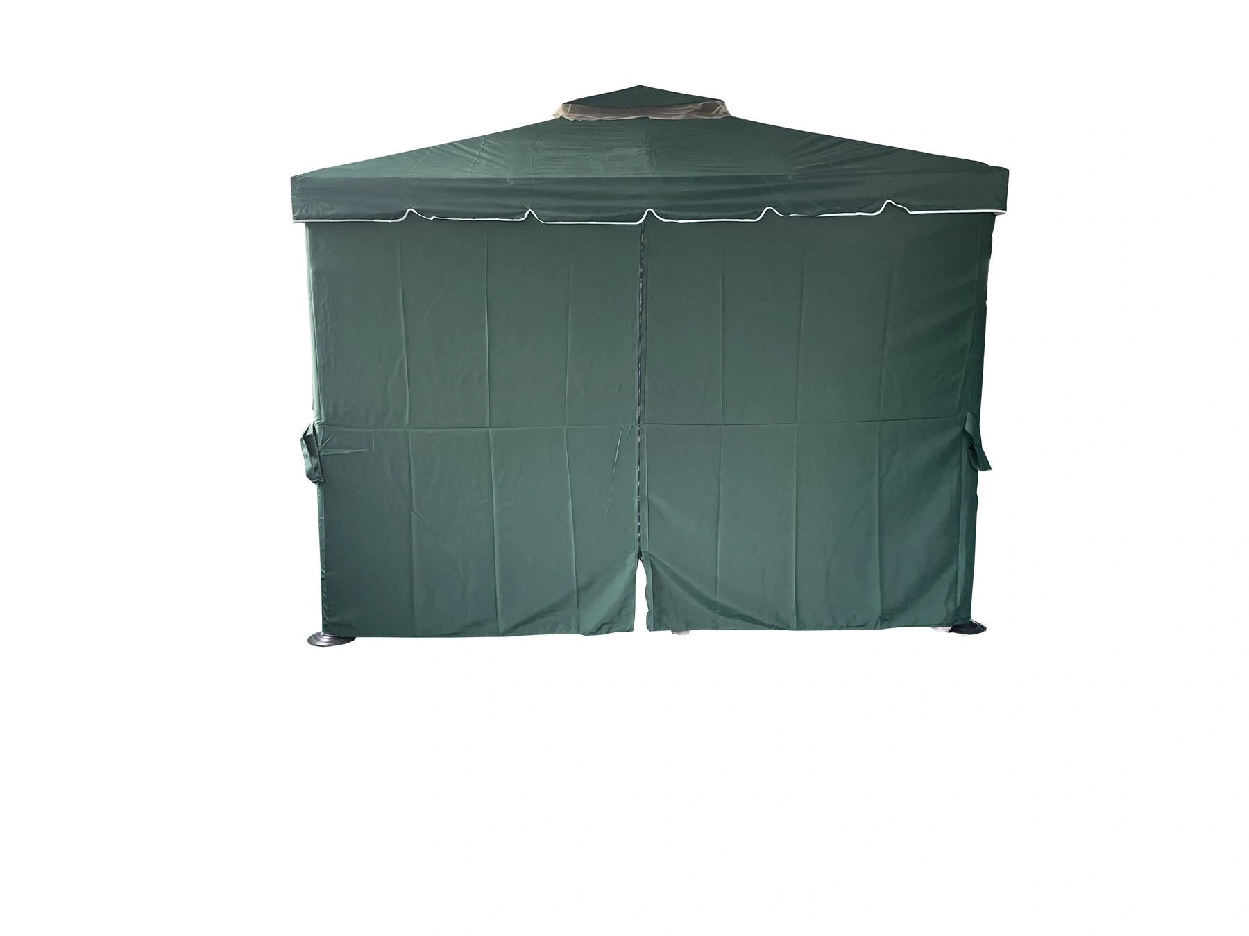 3x3x2.75m Green Gazebo with Nets – Aluminium Frame & Steel Roof