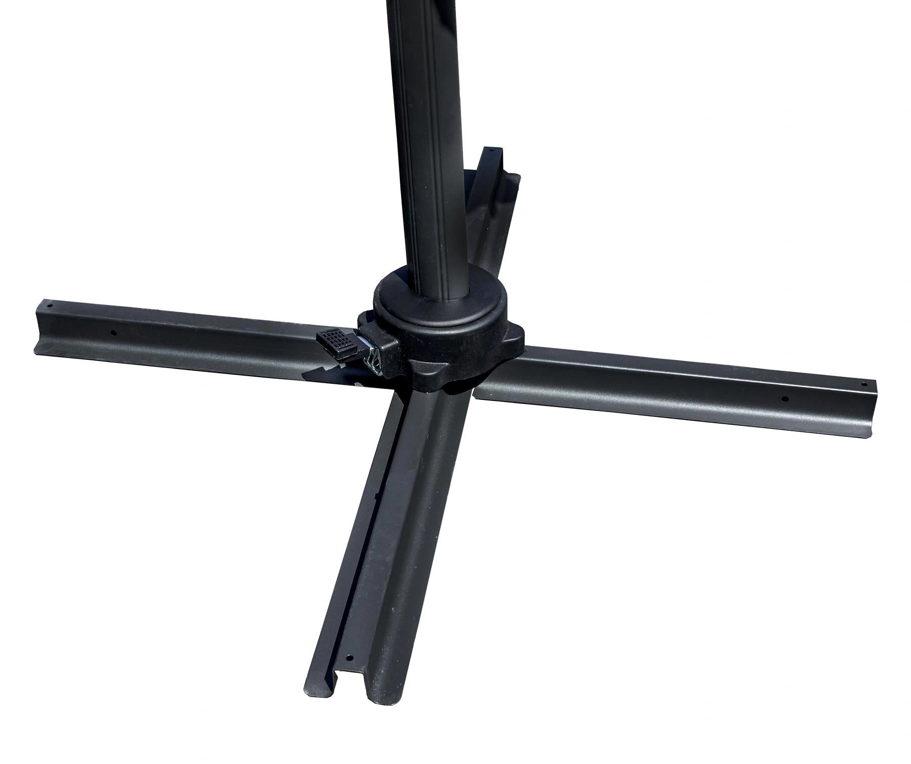 3m Patio Offset Parasol Cantilever Umbrella 360° Rotation Green