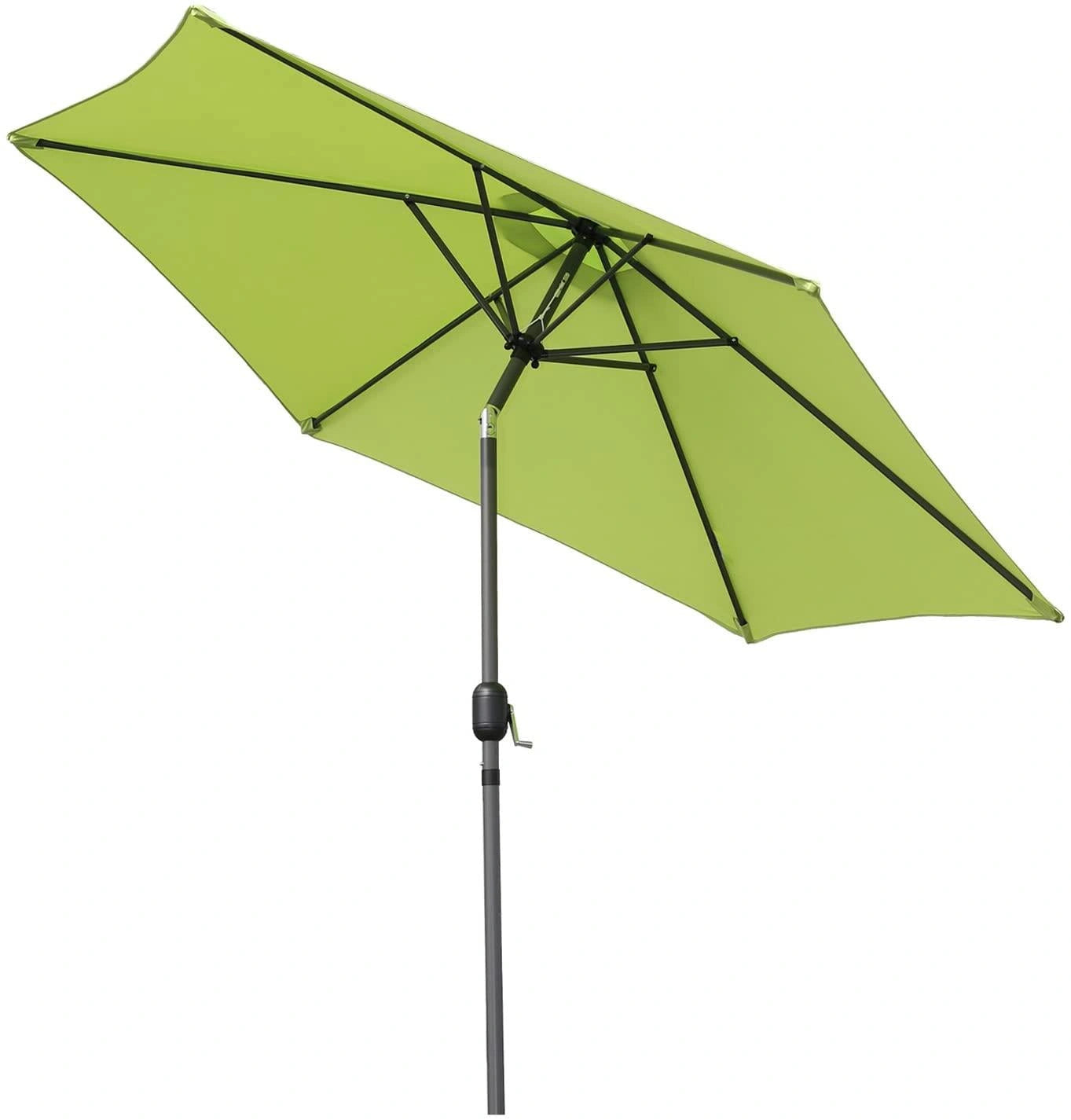 3m Garden Parasol Umbrella Tilting with Crank Handle Lime