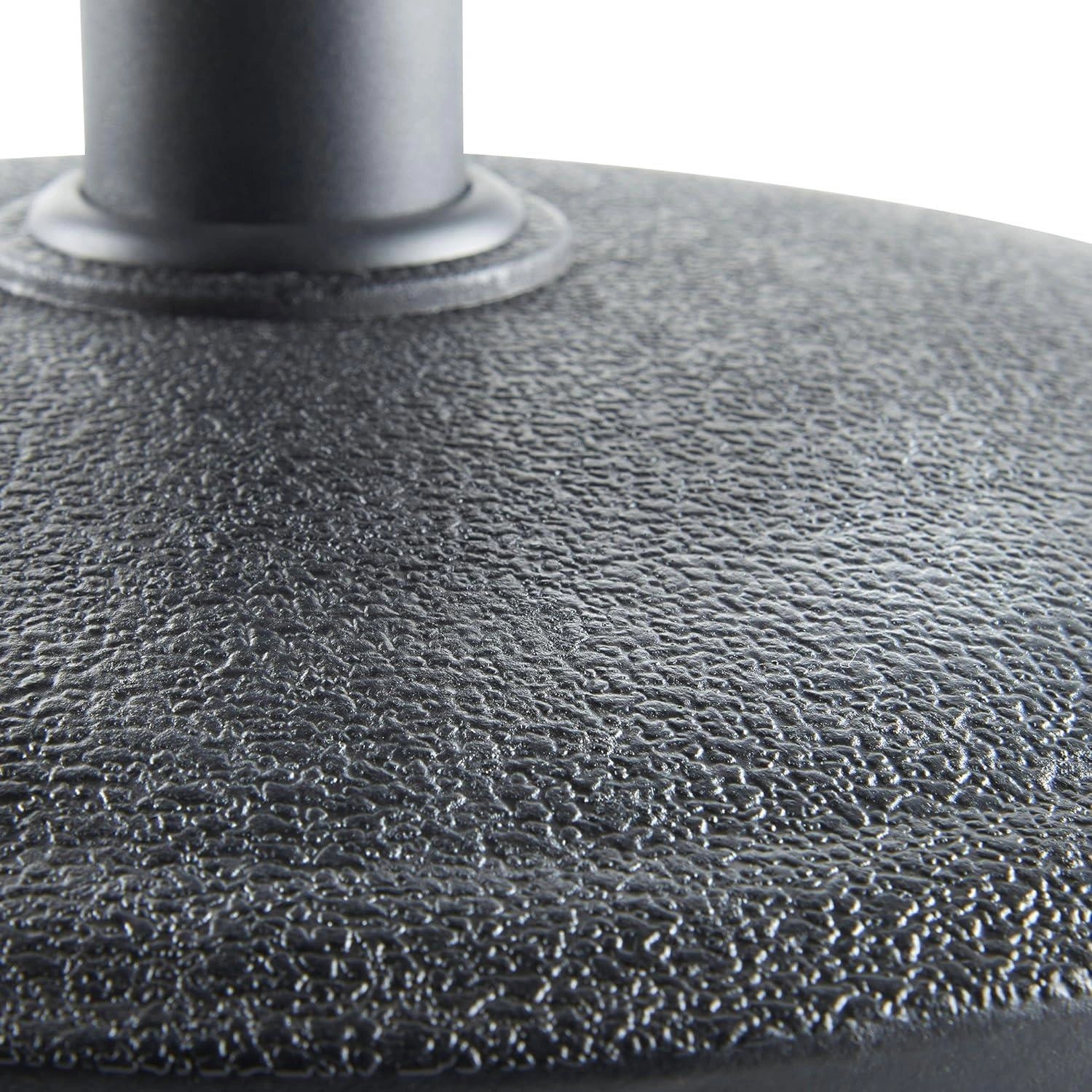 12Kg Black Round Concrete Parasol Base