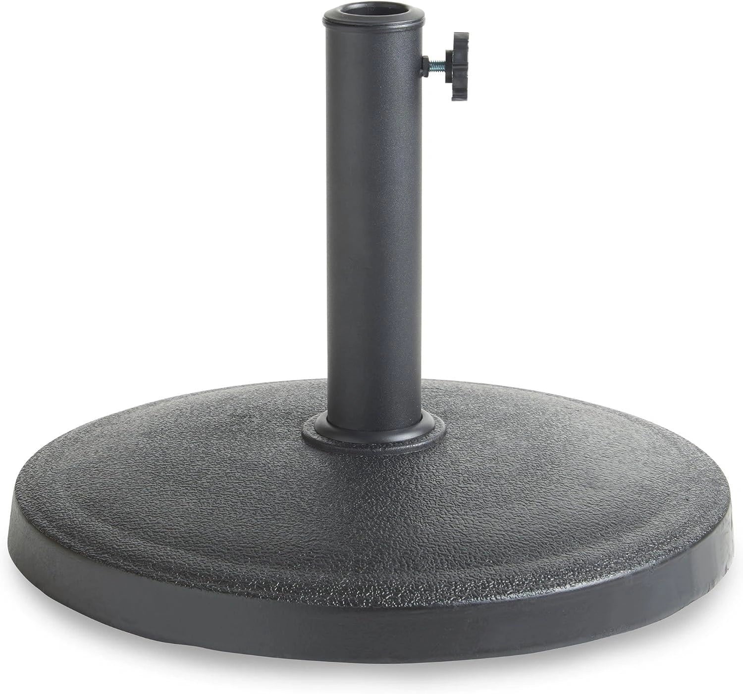 12Kg Black Round Concrete Parasol Base