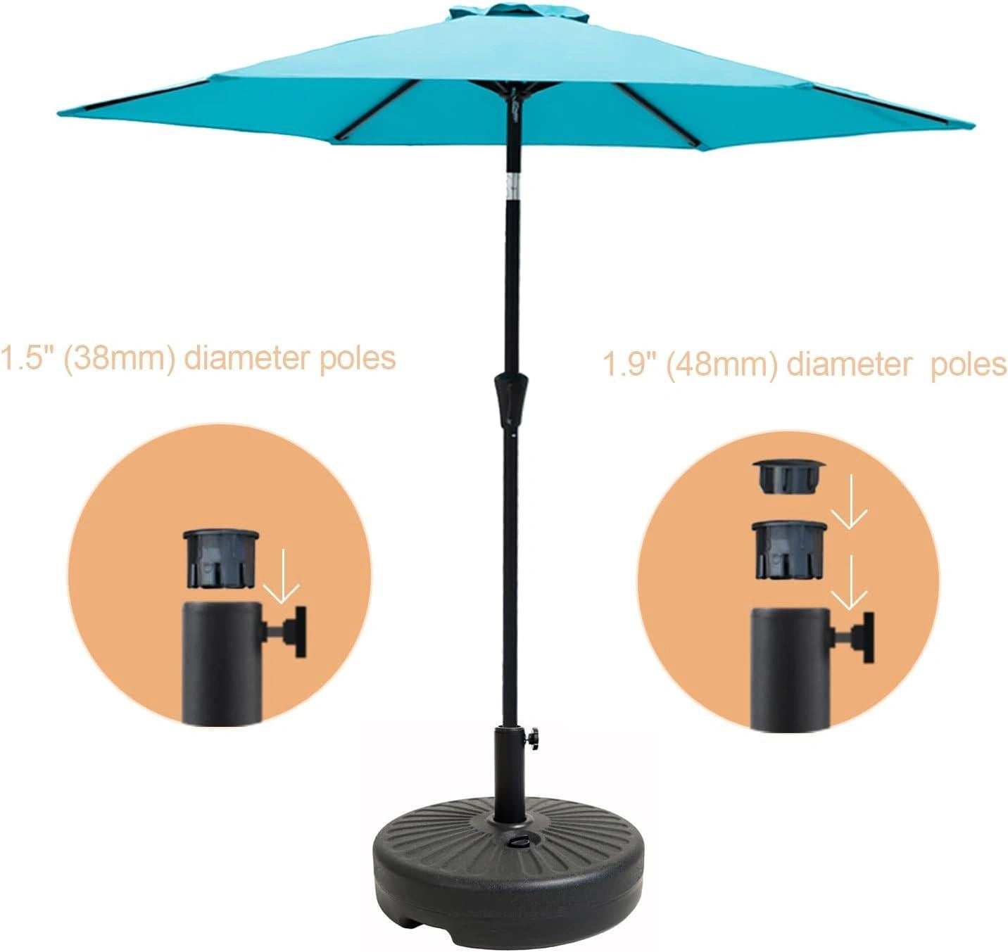 35kg Heavy Duty Water/Sand Fillable Parasol Base (38/48mm)