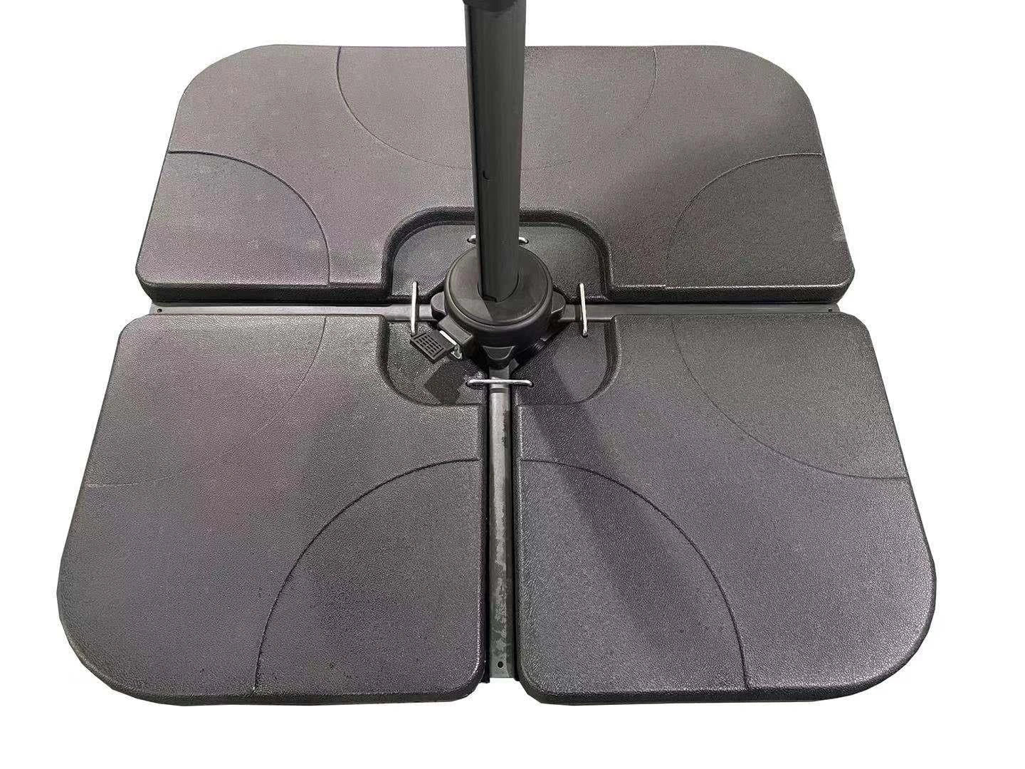 Parasol umbrella square stand 103.5x103.5x7.5CM