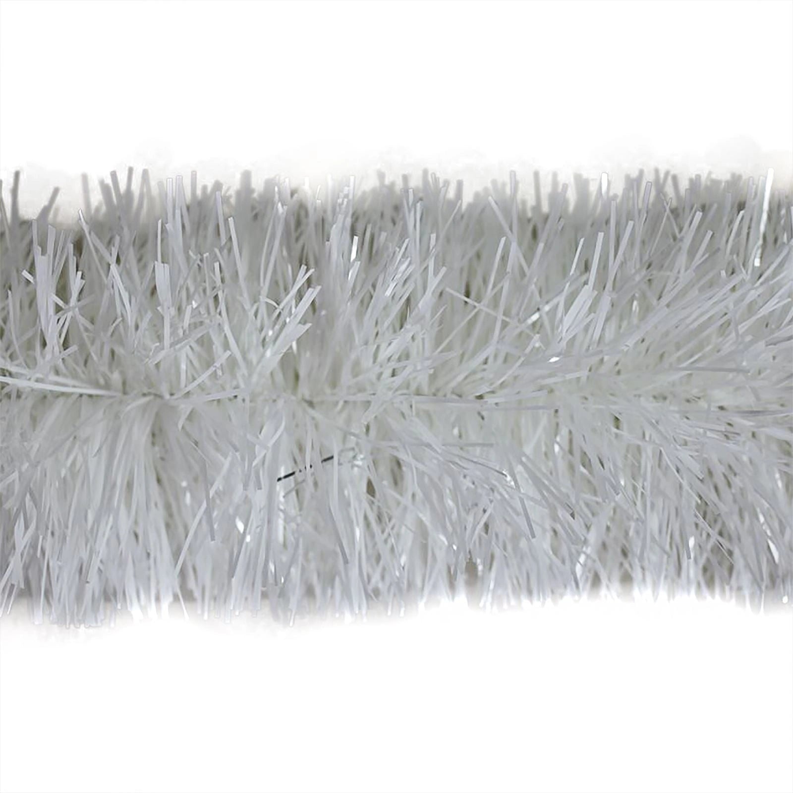 White Thick Chunky Luxury Christmas Tree Tinsel Garland Decoration Xmas Home