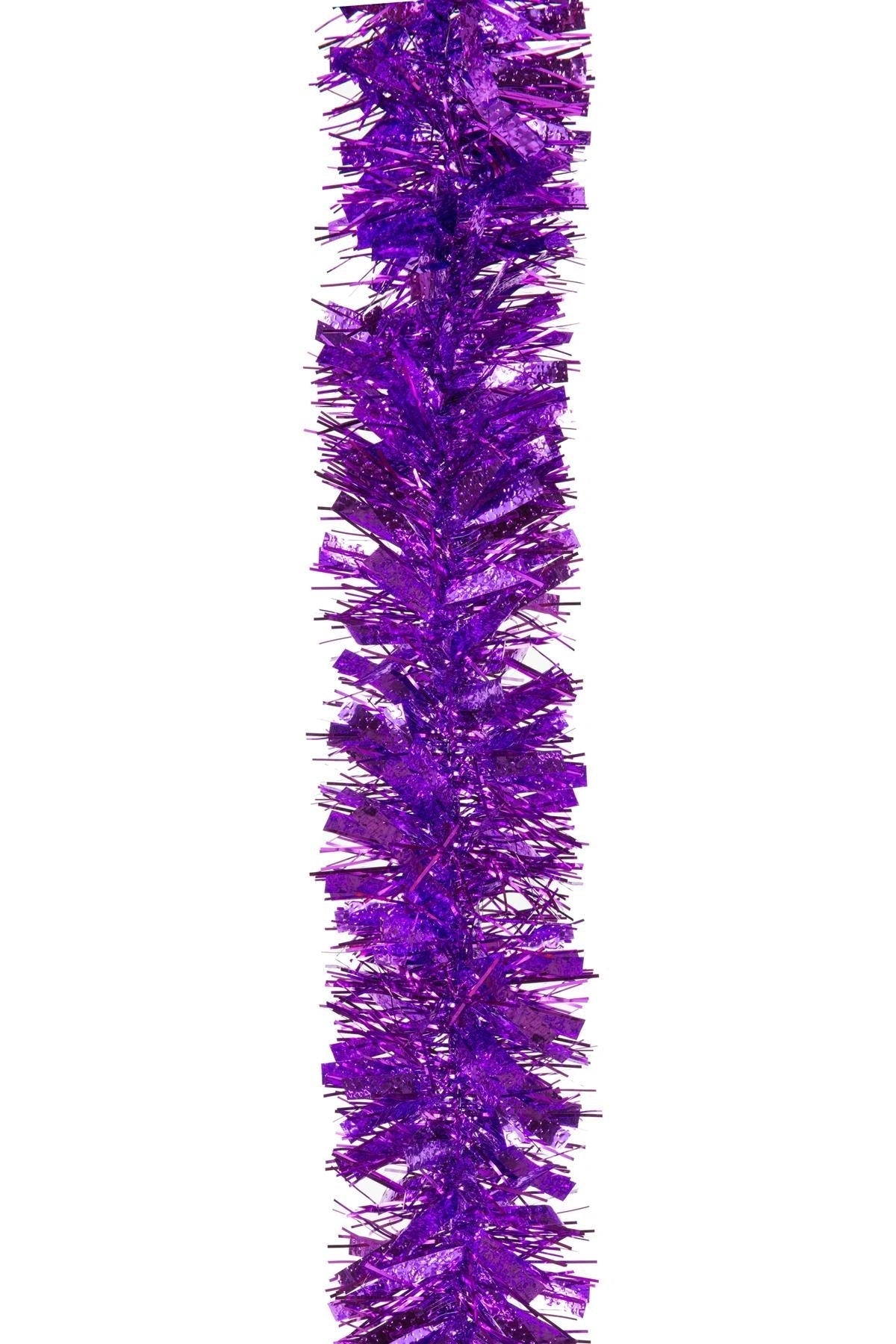 2m Purple Thick Chunky Luxury Tinsel Christmas Tree Decoration Xmas Home Garland