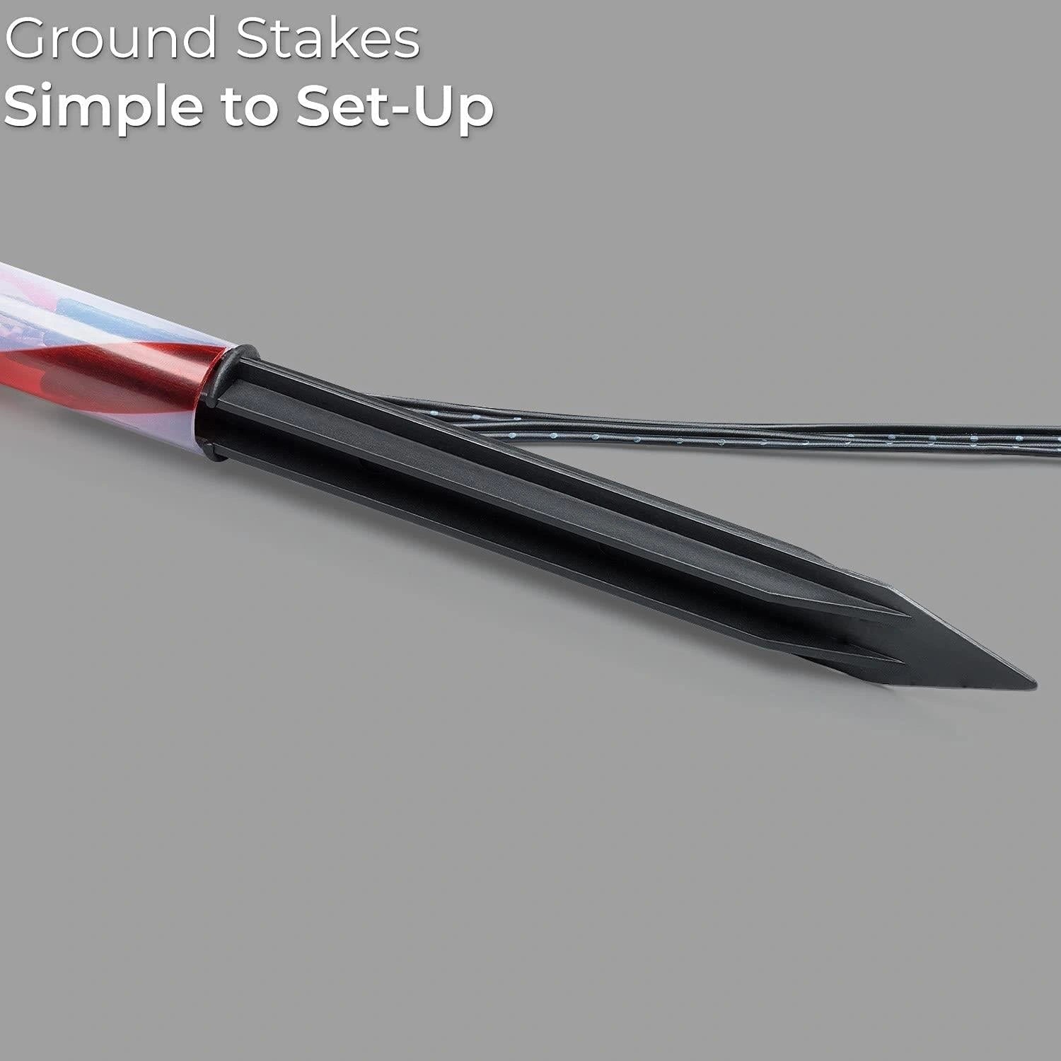 LED Candy Cane Christmas Garden Stake Light Lawn Pathway Outdoor Home Decor 4PCS