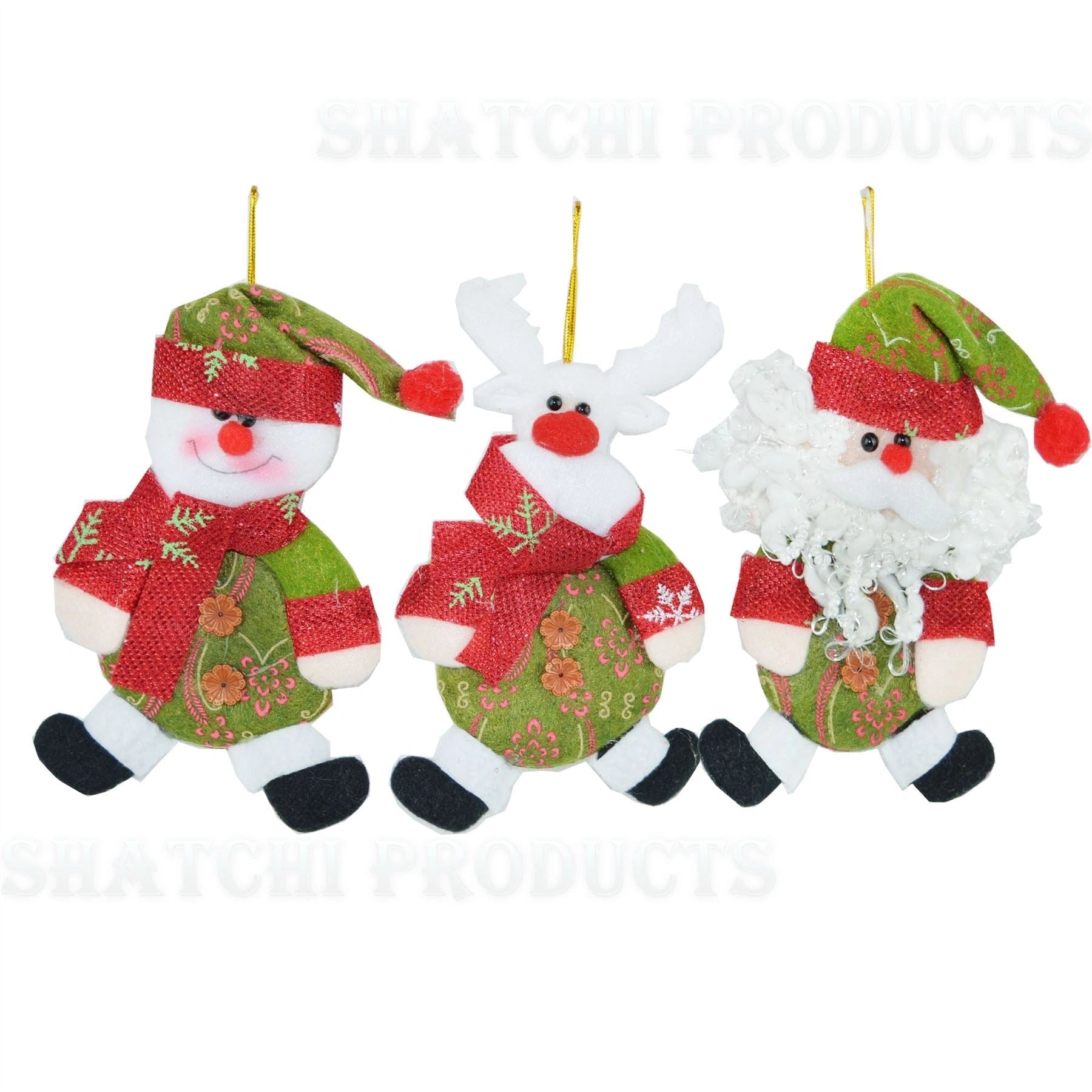 Christmas Tree Hanging Ornaments Teddy baubles Xmas Home Decorations