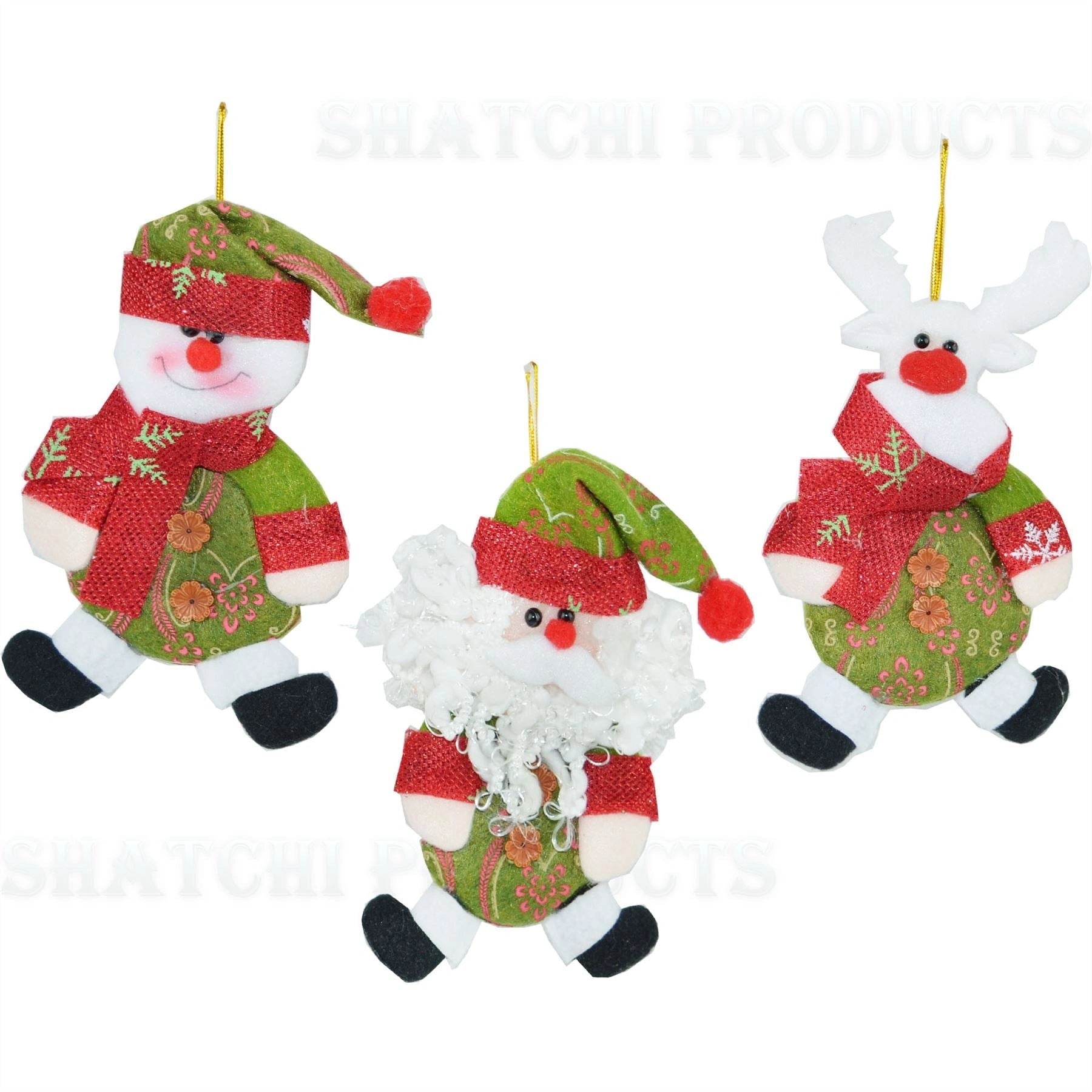 Christmas Tree Hanging Ornaments Teddy baubles Xmas Home Decorations