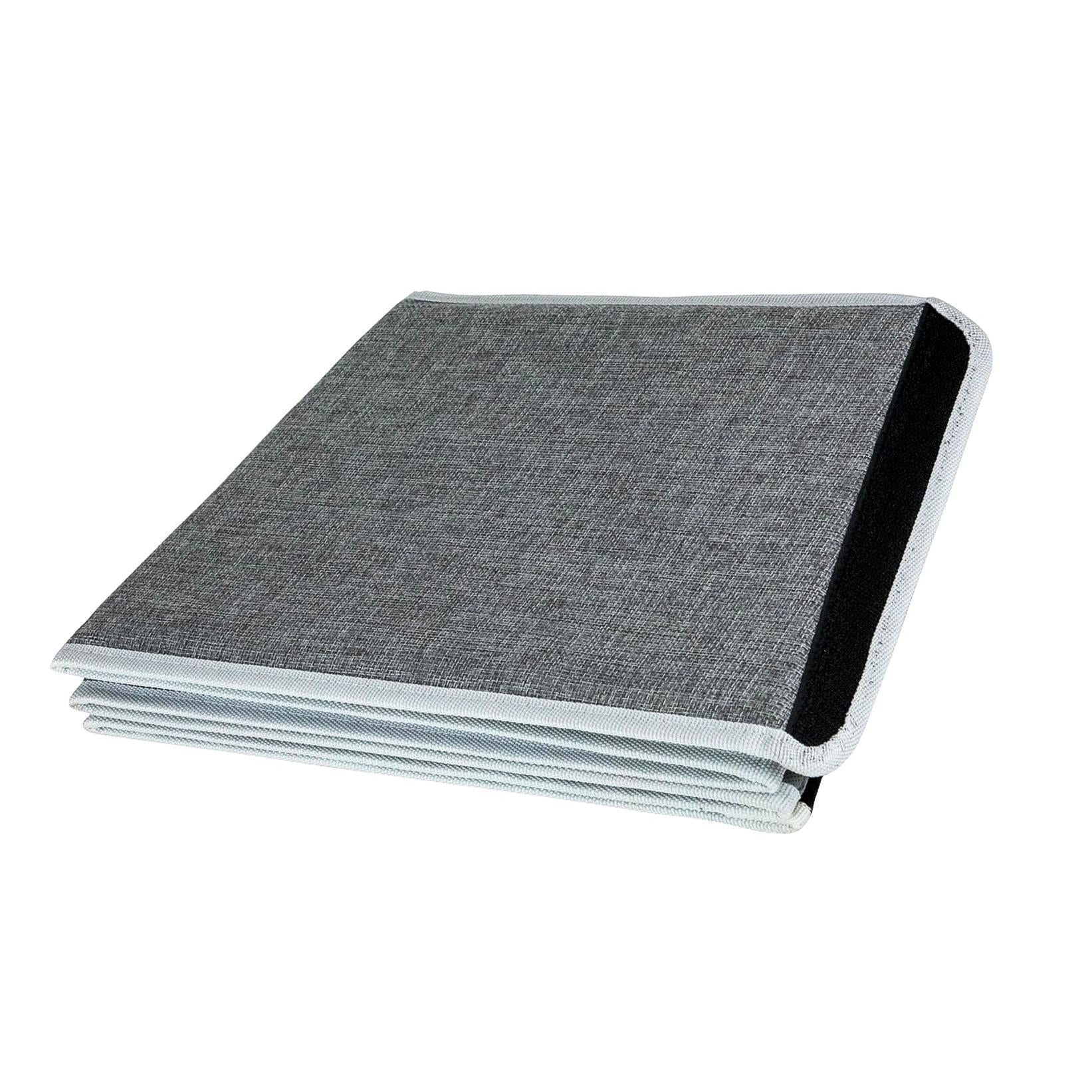 Christmas Tree Collar Foldable Stand Cover Grey Skirt Xmas Tree Decor 26.8''