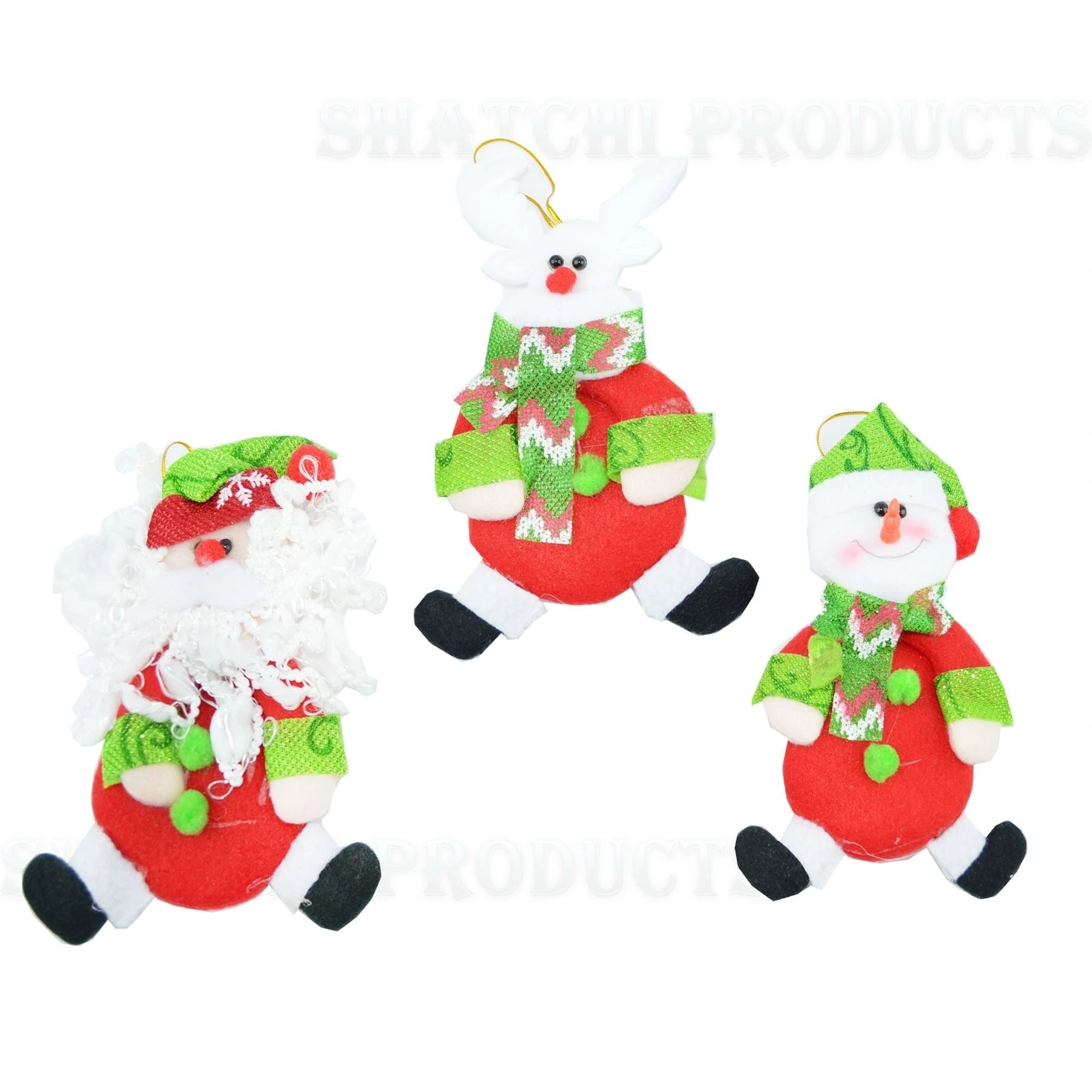 Novelty Christmas Tree Hanging Ornament Stocking Filler Teddy Xmas Home Decor X3