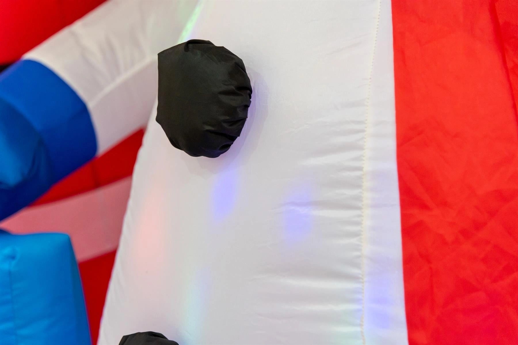 Outdoor Christmas Decoration Inflatable Snowman 2.4m with Disco LED Lights