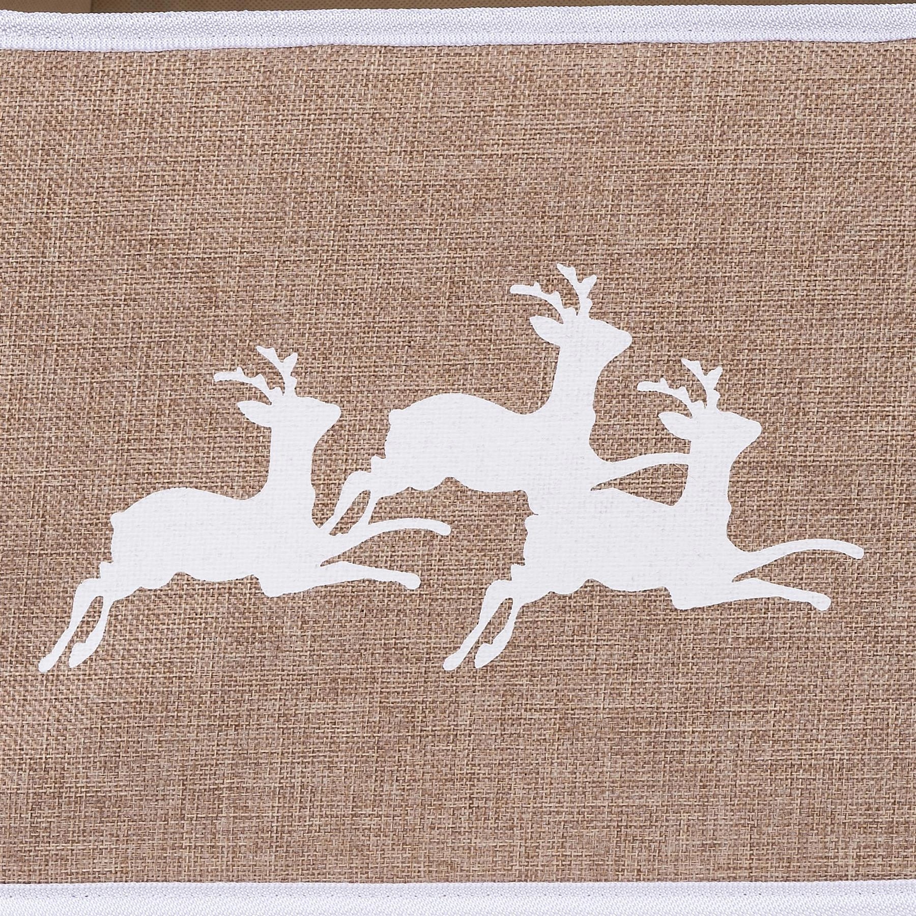 Christmas Tree Collar Foldable Stand Cover Beige Skirt Xmas Tree Decor 26.8