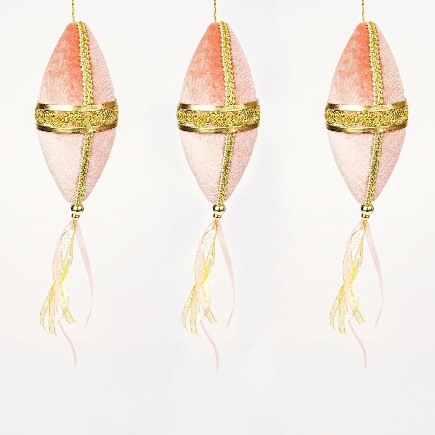 1X Christmas Hanging Ornament Tree Pendants Pink Nut Bauble 30cm Xmas Decoration