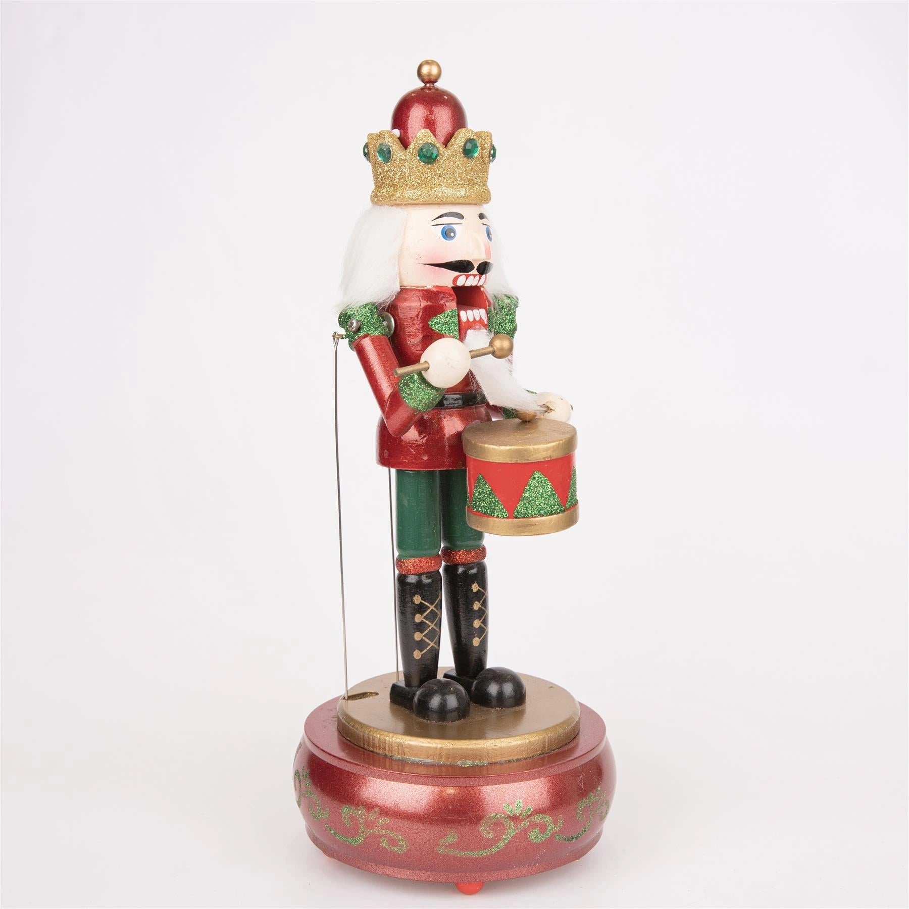 Musical Box Nutcrackers - Soldiers Figures - Animated Clockwork Puppet Christmas Decoration 30Cm