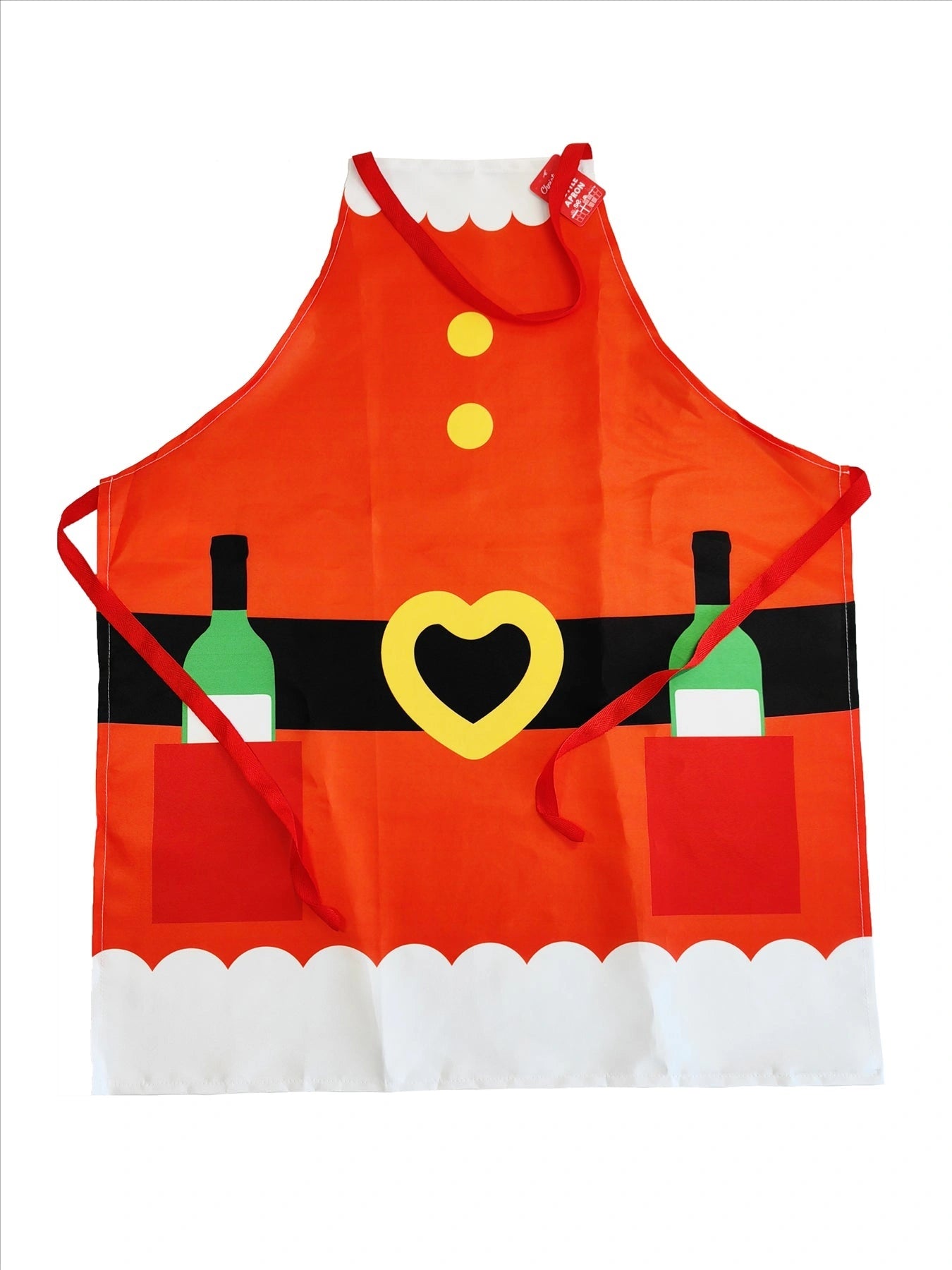 Kitchen Apron Santa Claus Theme Funny Christmas baking Novelty Accessory 70x85cm