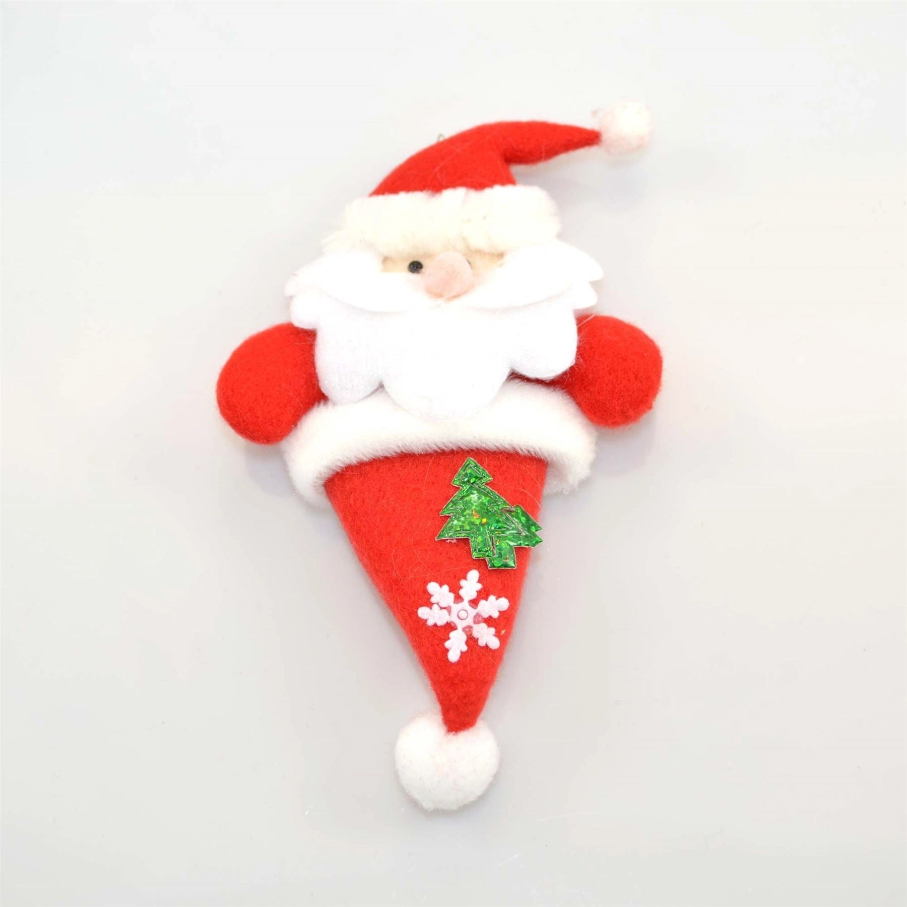 3 X Soft Teddy Christmas Tree Hanging Decorations Festive Decorations