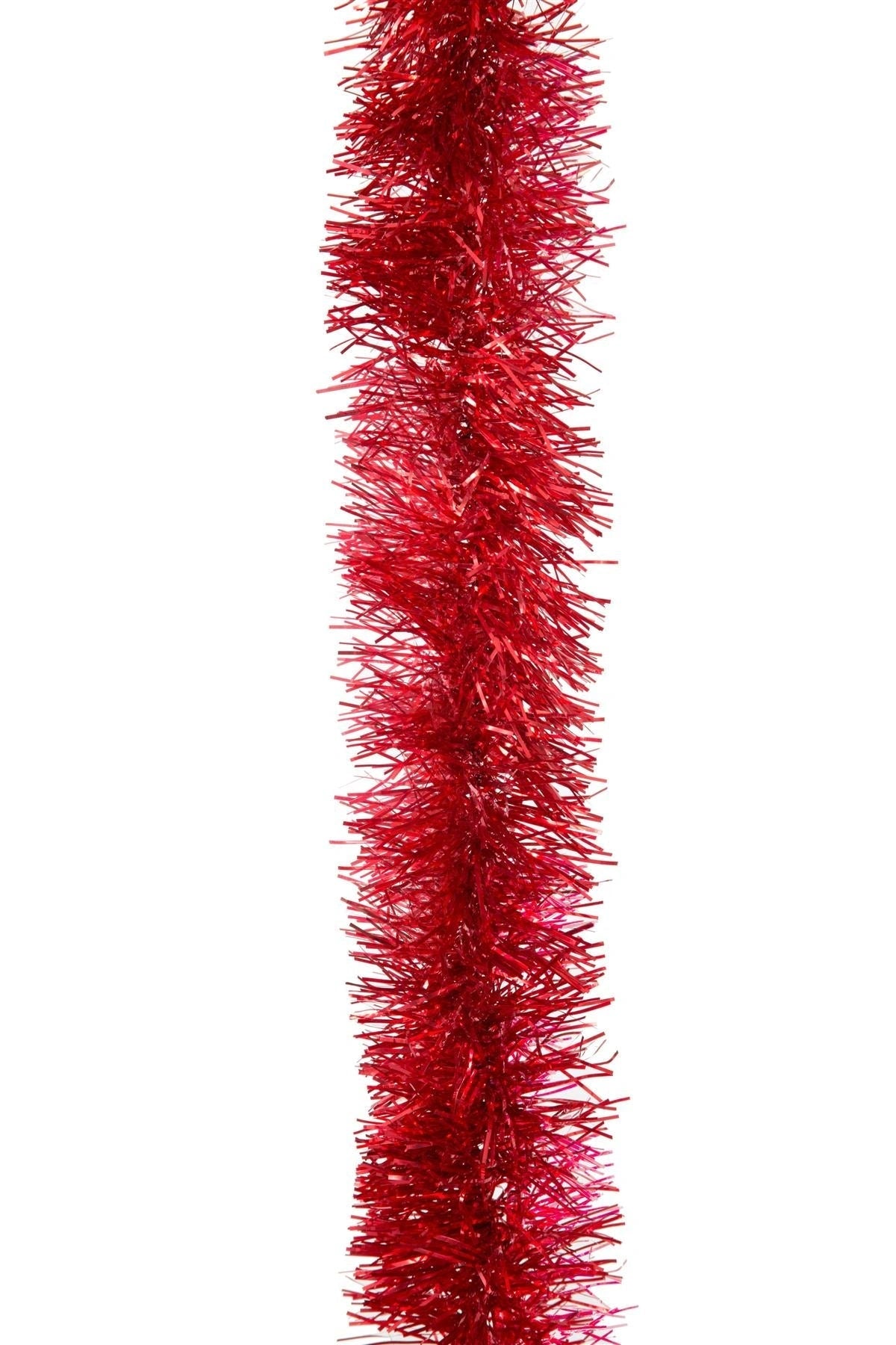 RED Thick Chunky Luxury Christmas Tree Tinsel Garland Decoration Xmas Home 2M