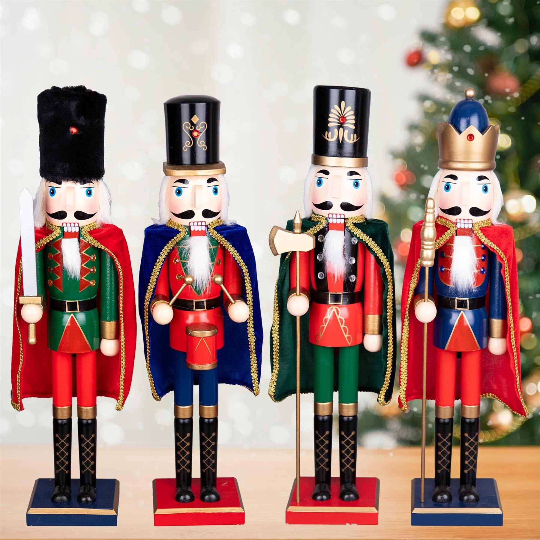 Christmas Nutcrackers Tree Wooden Decoration 60cm Figures Xmas Ornament Any One