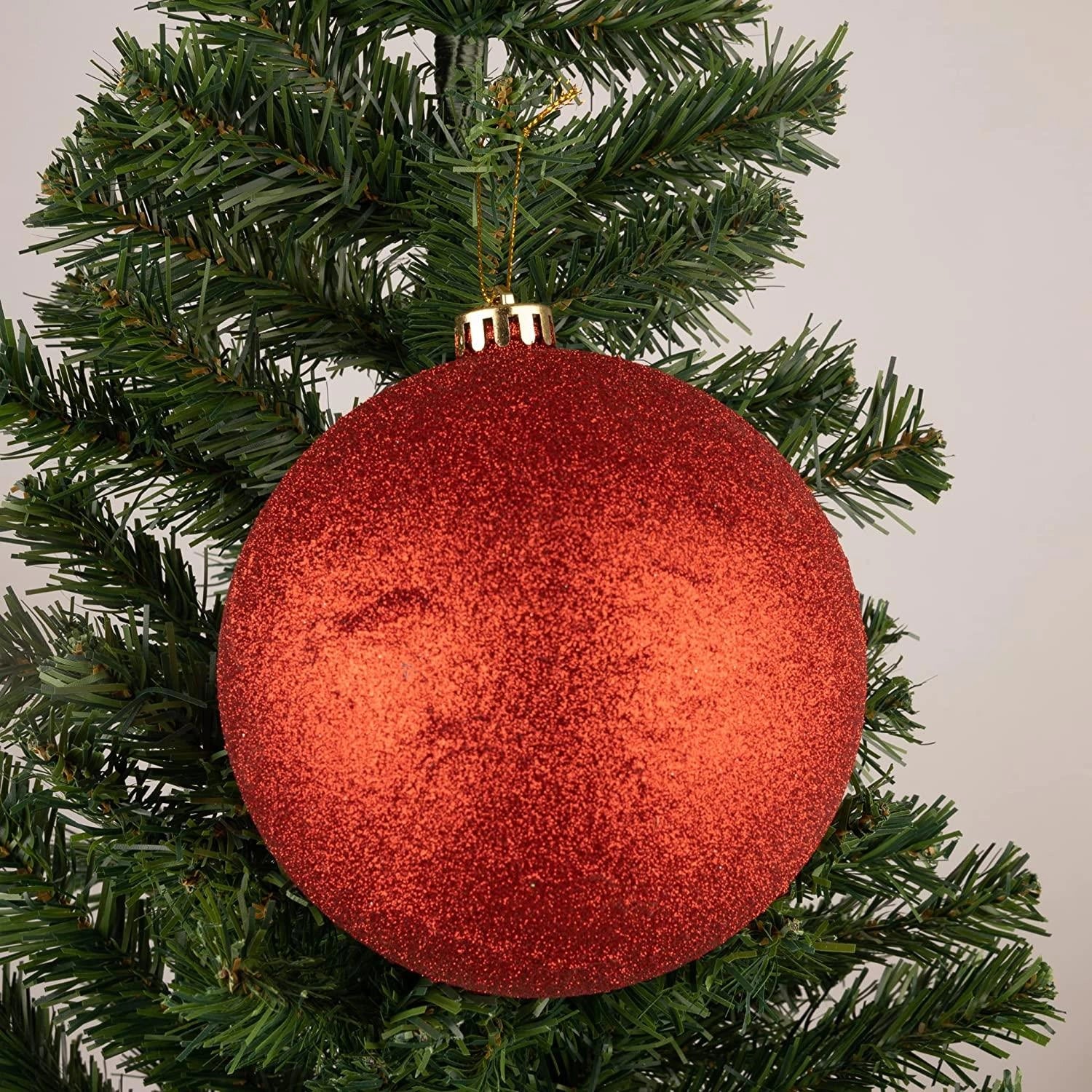 3pcs Christmas Baubles Tree Ornaments Red Balls Xmas Hanging Decoration 15cm