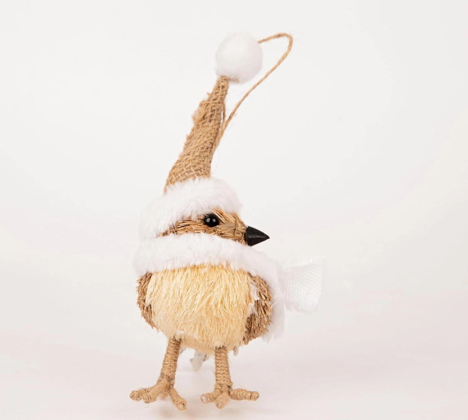 Christmas Small Bird Figurine Showpieces Xmas Home Office Art Table Decorations