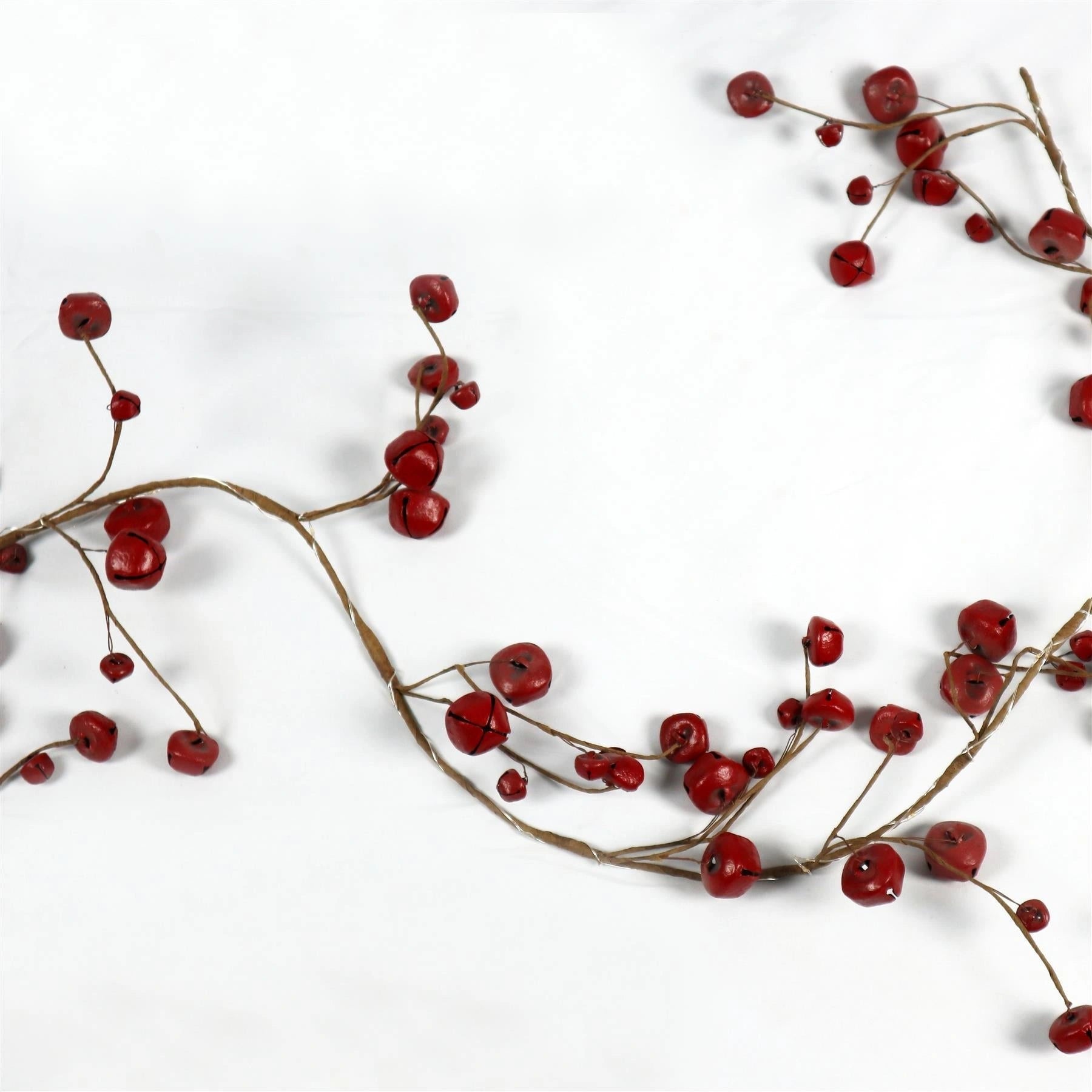 Christmas Wall Home Decorative Hanging LED Red Bells Xmas Home Party Decorations