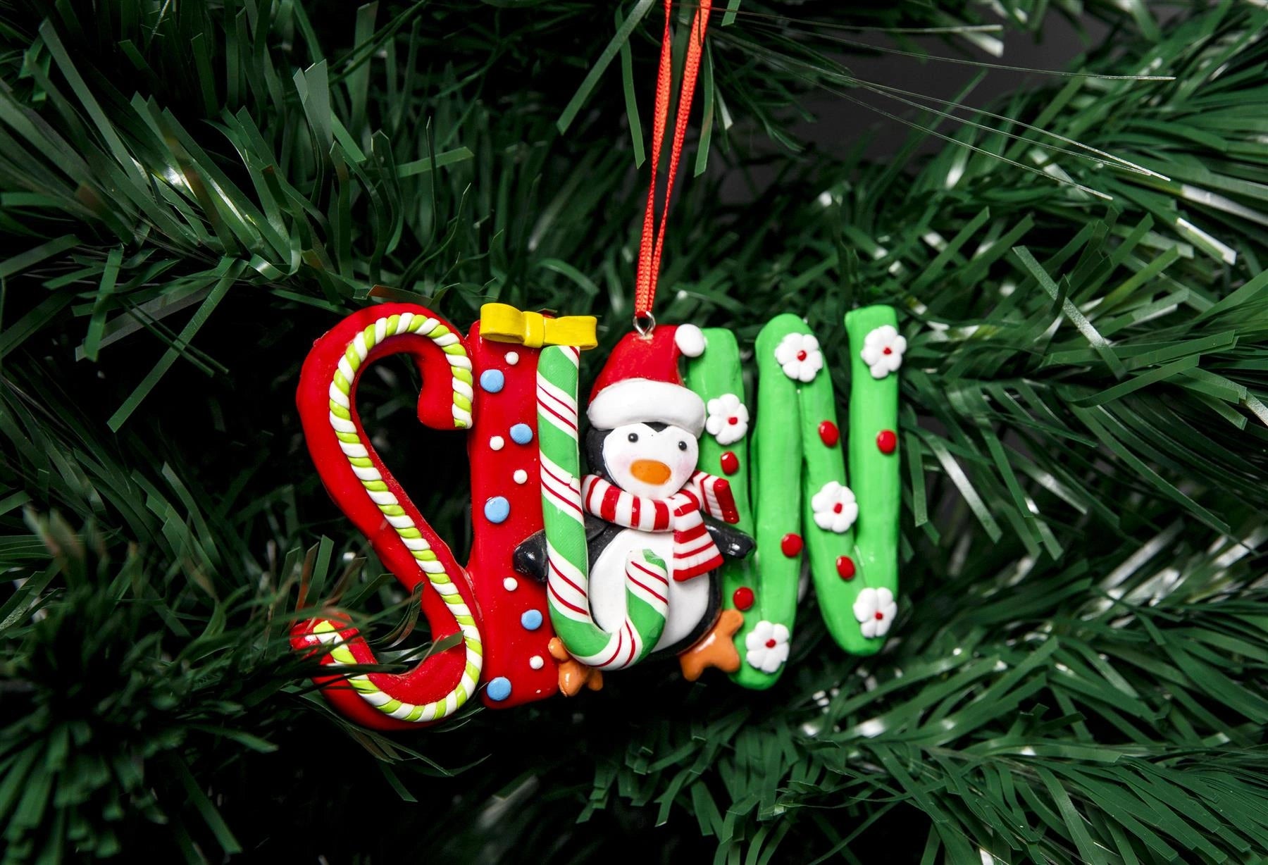 Hanging Decoration Christmas Word Noel Joy Snow XMAS Tree Wall Home Ornaments X3