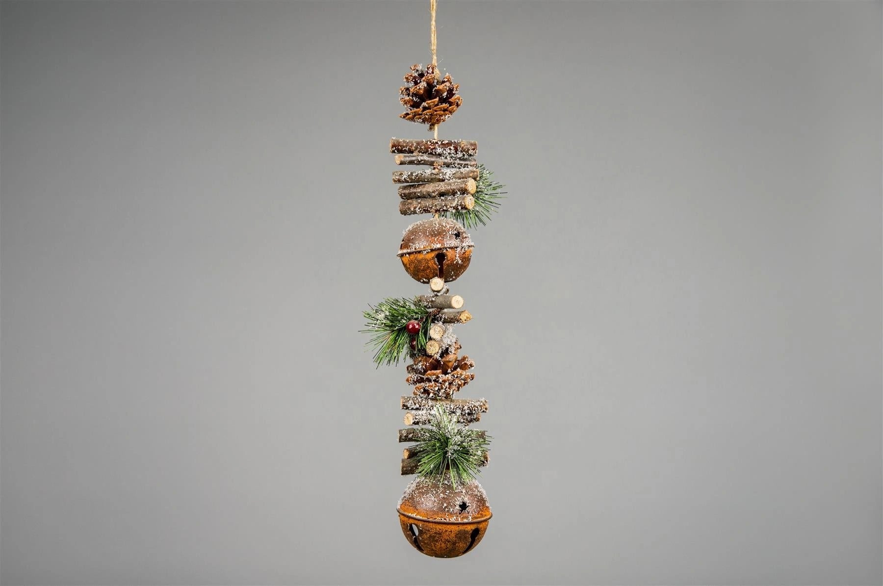 Christmas Wall Door Home Decorative Hanging Rusty Bells Xmas Ornament Decoration