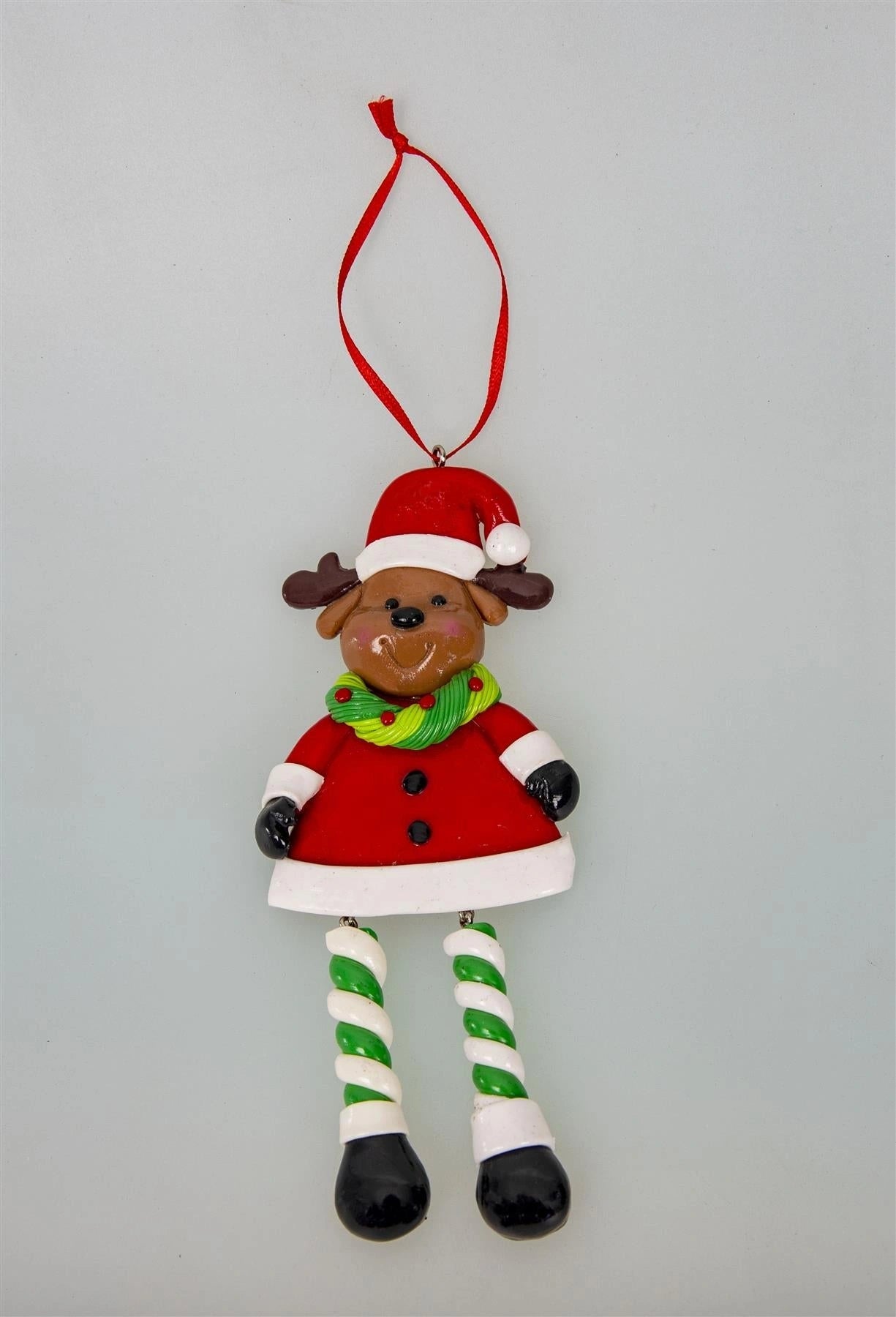 Hanging Decorations Christmas Santa Snowman Reindeer Xmas Tree Wall Ornaments X3