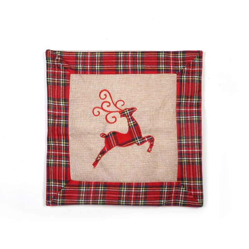 Christmas Pillow Cover Reindeer 40X40Cm