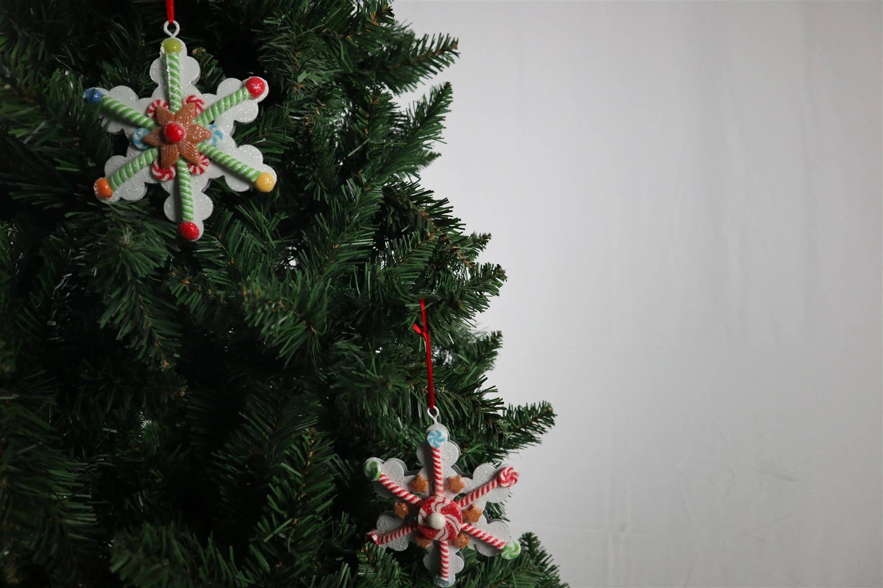 Hanging Decorations Christmas Snowflakes Xmas Tree Wall Home Decor Ornaments X2