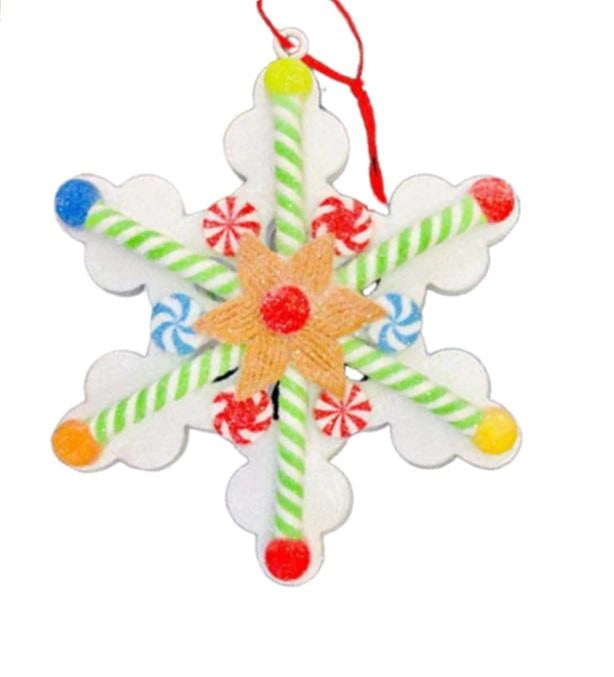 Hanging Decorations Christmas Snowflakes Xmas Tree Wall Home Decor Ornaments X2