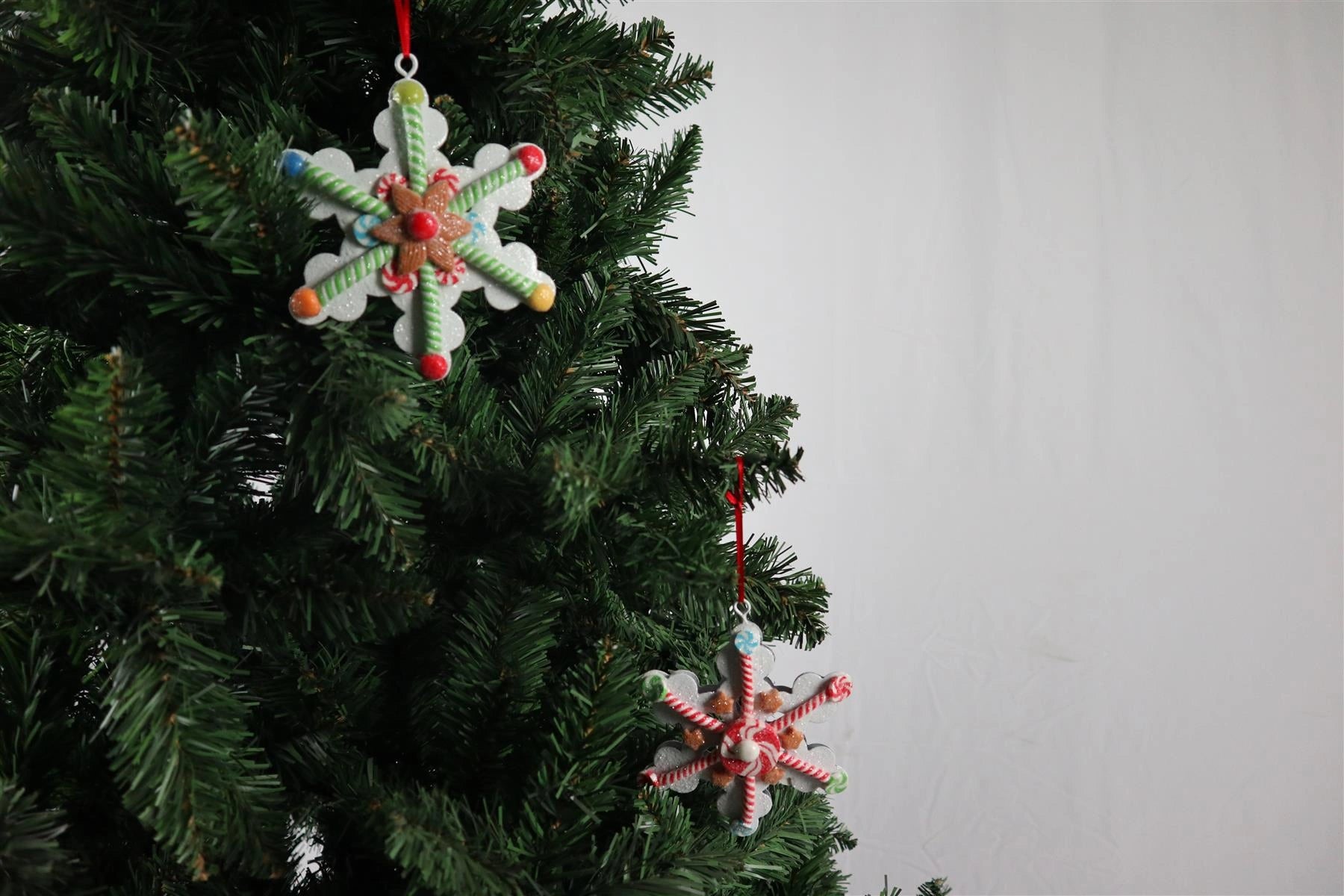 Hanging Decorations Christmas Snowflakes Xmas Tree Wall Home Decor Ornaments X2