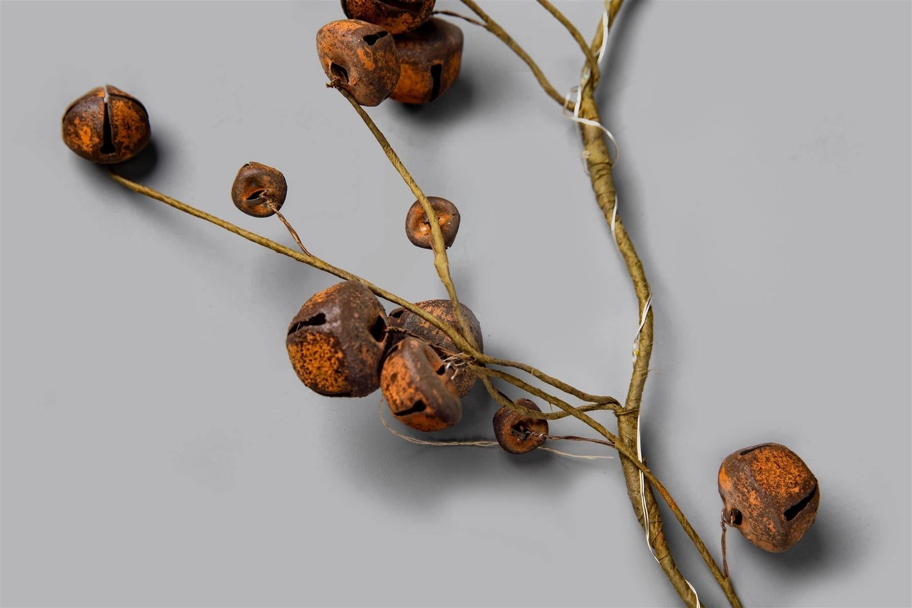 Christmas Wall Door Home Decorative Hanging LED Rusty Bell Xmas Party Decoration