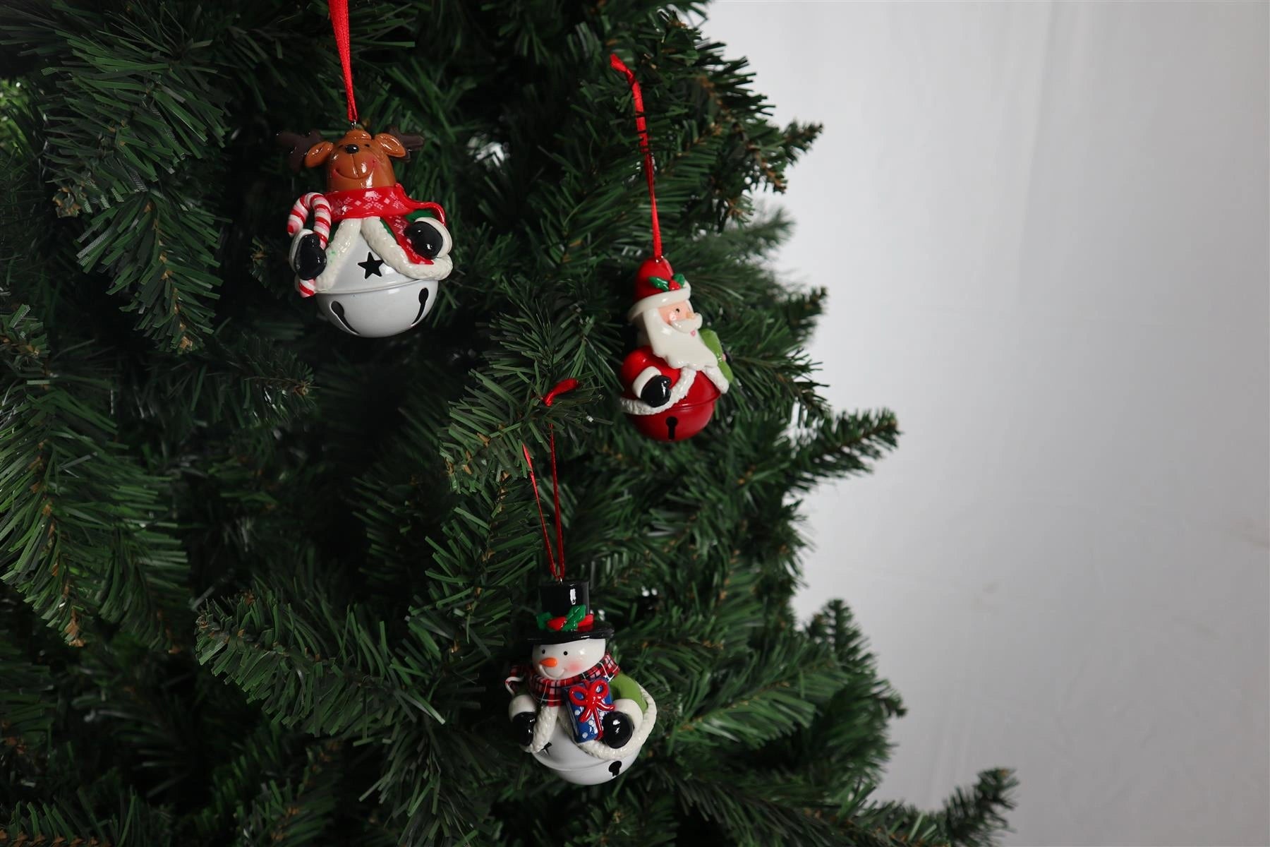 Hanging Decorations Christmas Santa Snowman Reindeer Bells XMAS Home OrnamentsX3