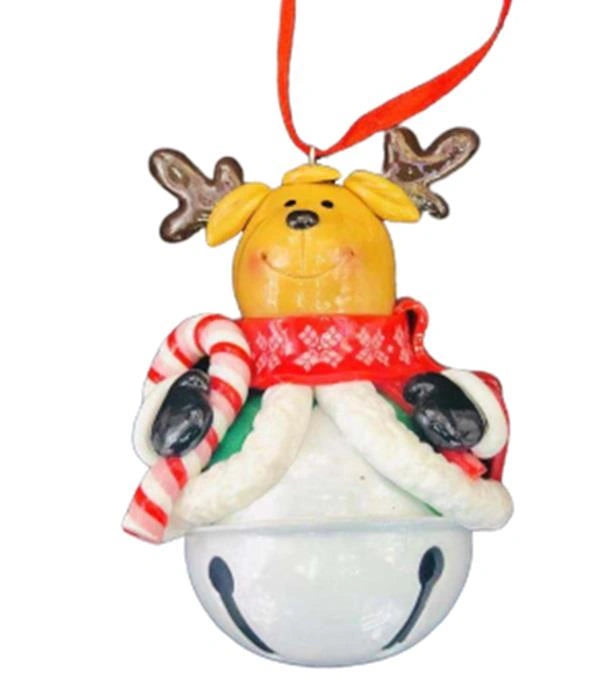 Hanging Decorations Christmas Santa Snowman Reindeer Bells XMAS Home OrnamentsX3