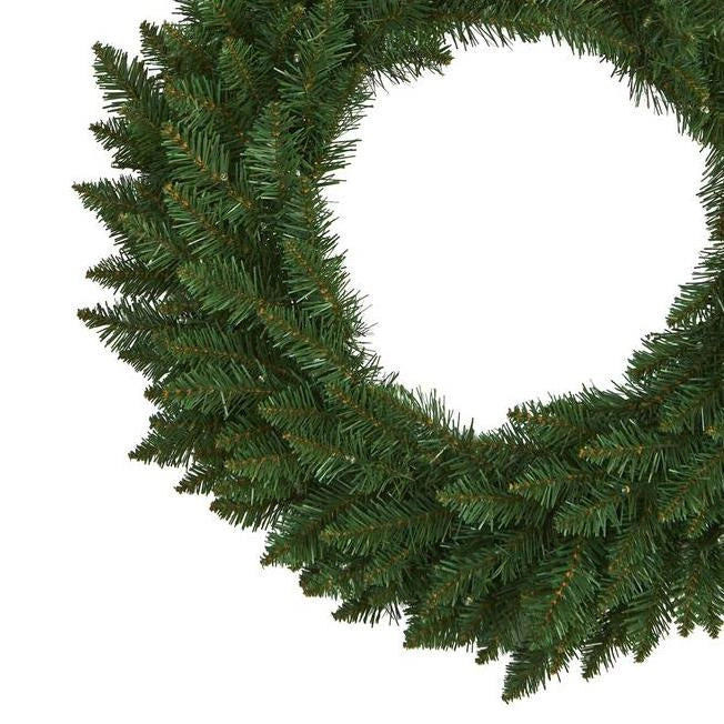 Green Christmas Wreath Artificial Bushy Pine Wall Door XMAS Home Decoration 55CM