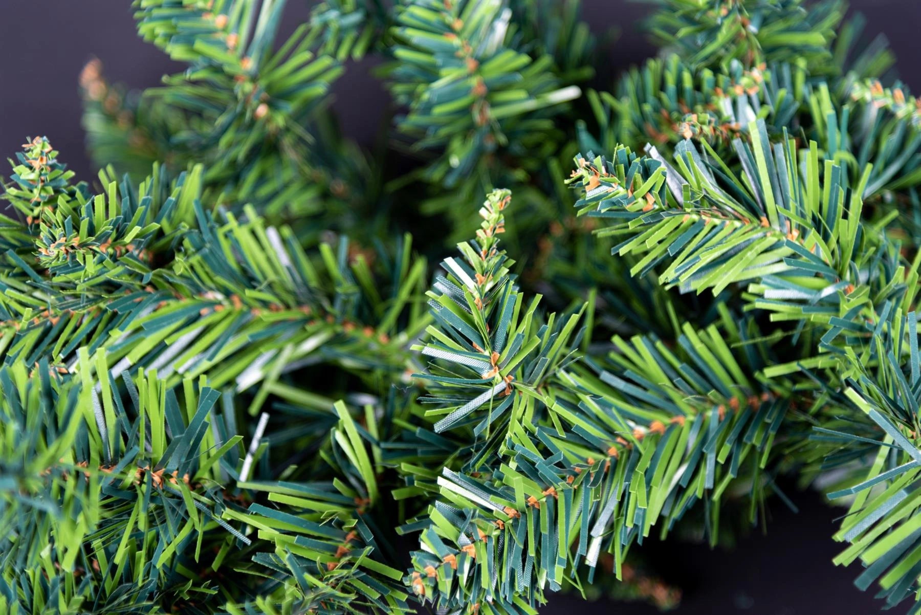 Green Christmas Wreath Artificial Bushy Pine Wall Door XMAS Home Decoration 55CM