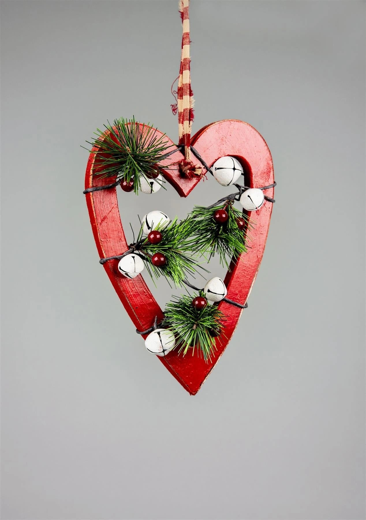 Hanging Decorations Red Heart 36 Cm