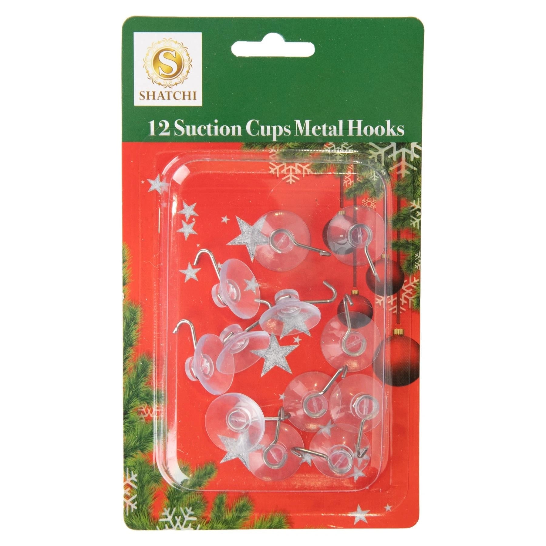 12pc Suction Hook HeavyDuty Christmas Decoration Sign Kitchen Bathroom Wall 23mm