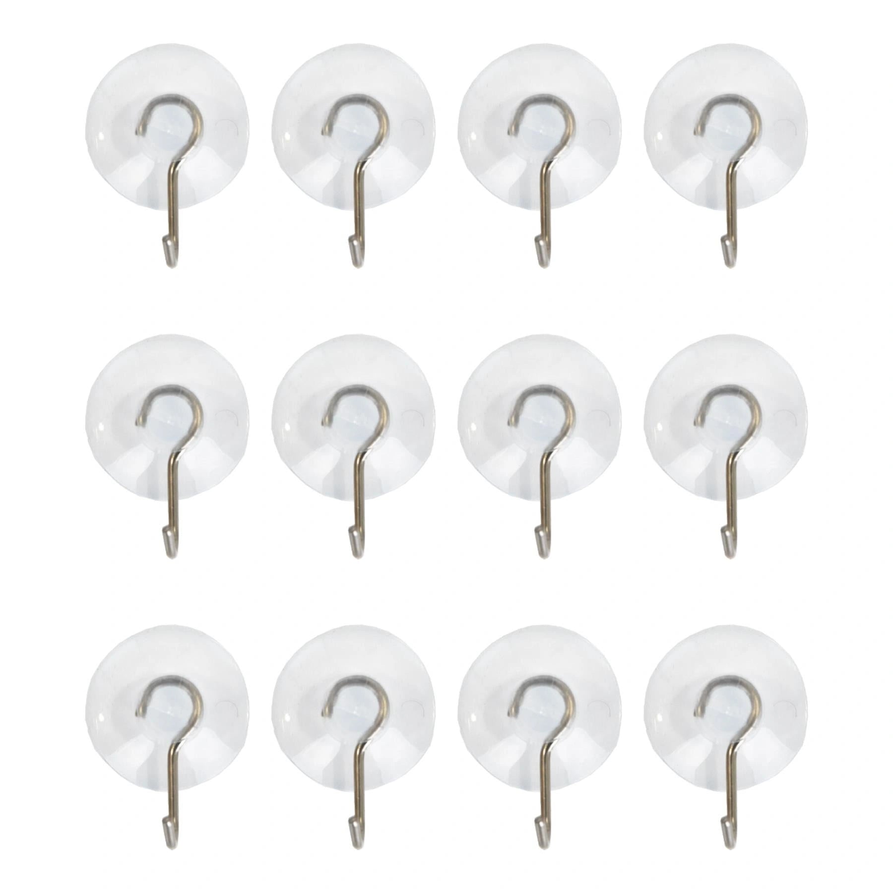 12pc Suction Hook HeavyDuty Christmas Decoration Sign Kitchen Bathroom Wall 23mm