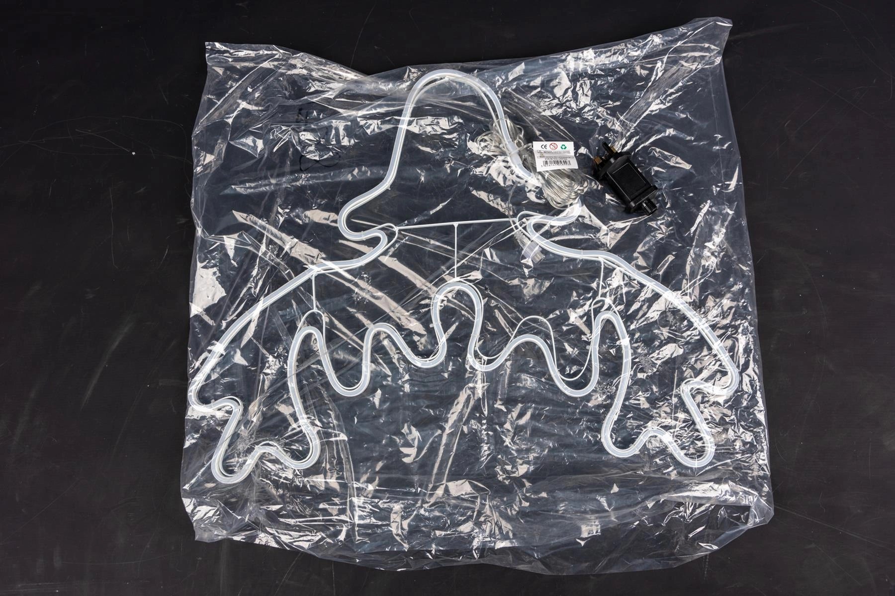 Neon Rope Light Silhouette Christmas Stag Head Outdoor Wall Garden Decoration UK